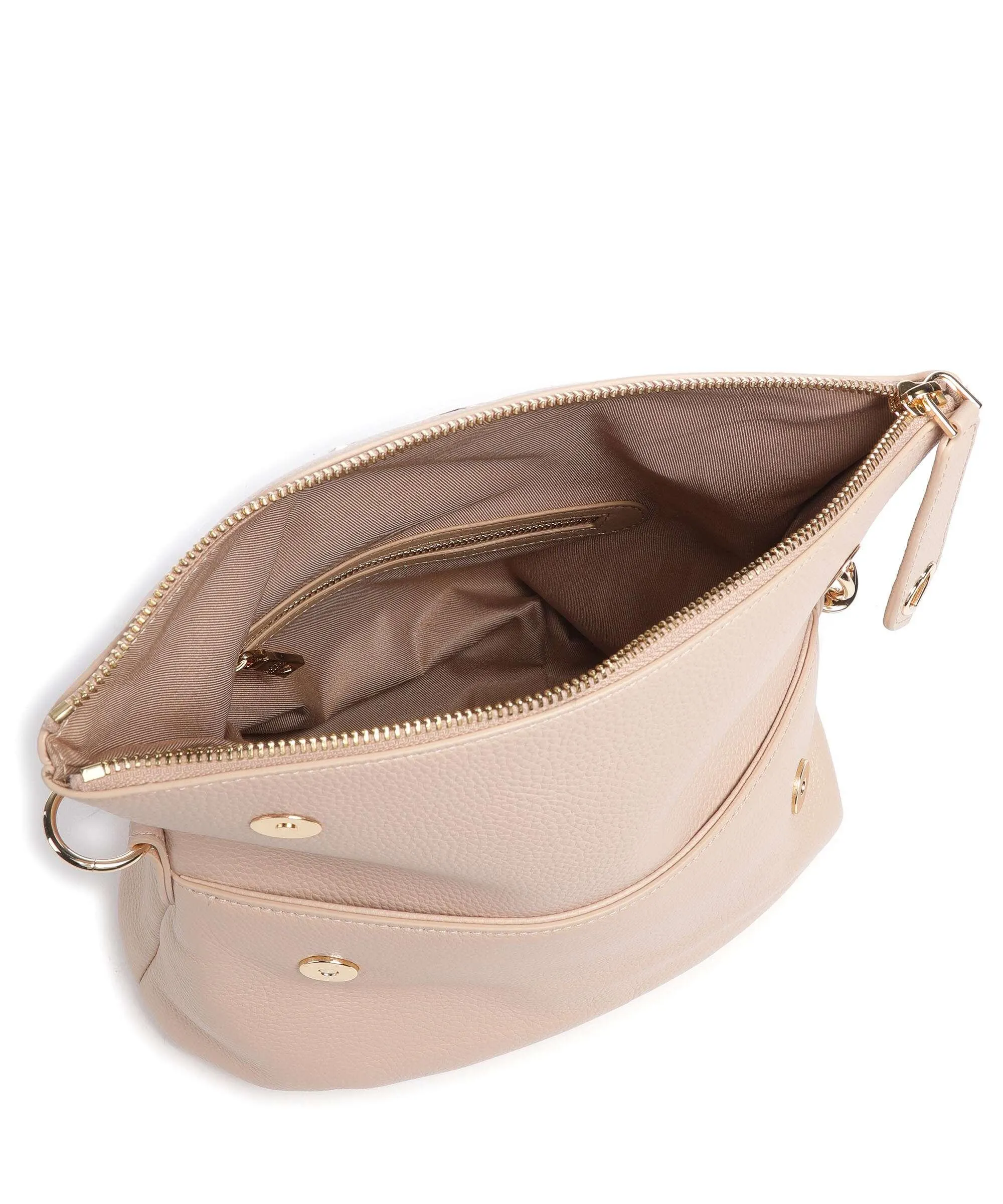  Love Moschino Cloud Borsa a tracolla pelle granulata avorio  