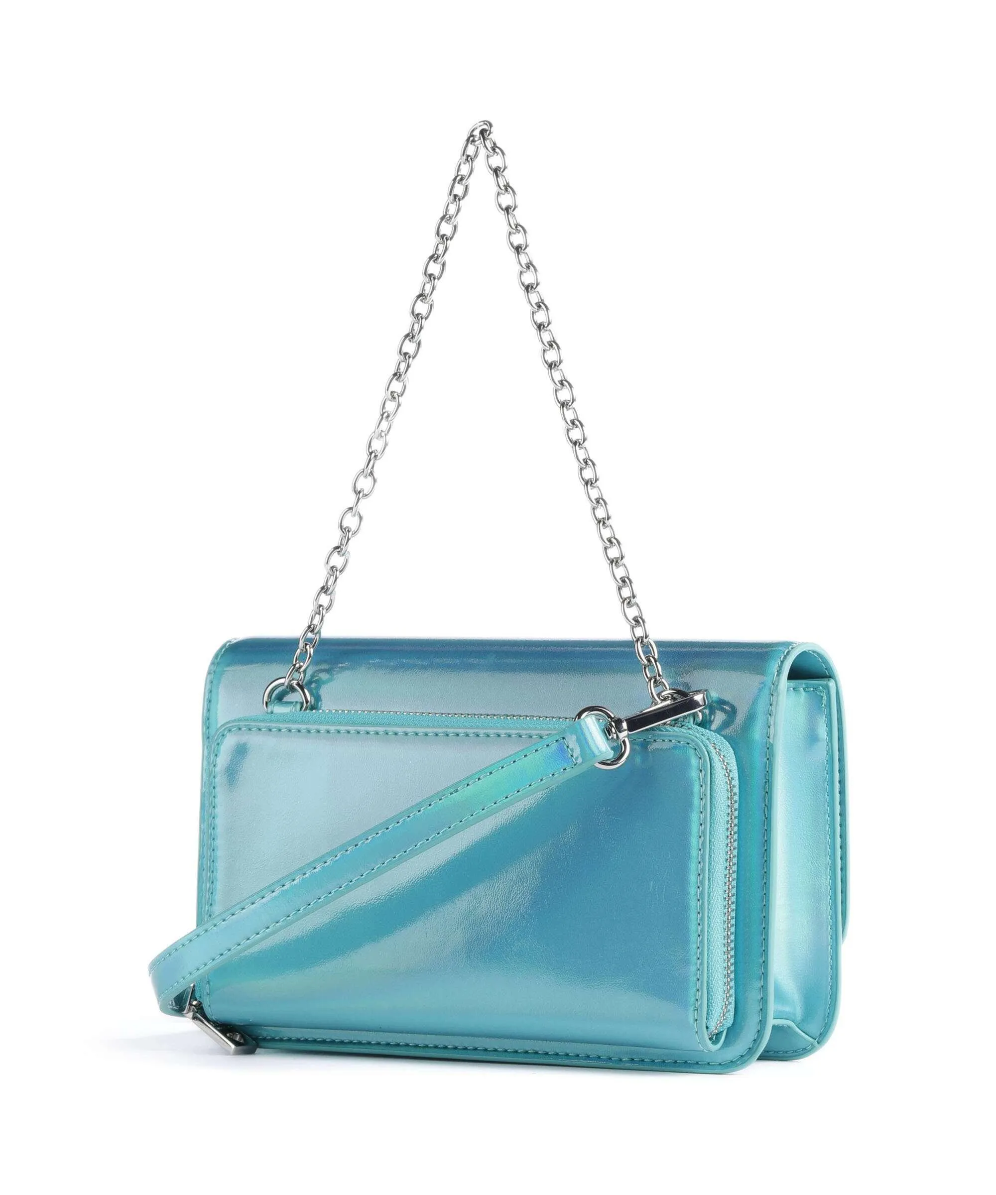  Love Moschino Diamond Rush Borsa a spalla pelle sintetica verde  