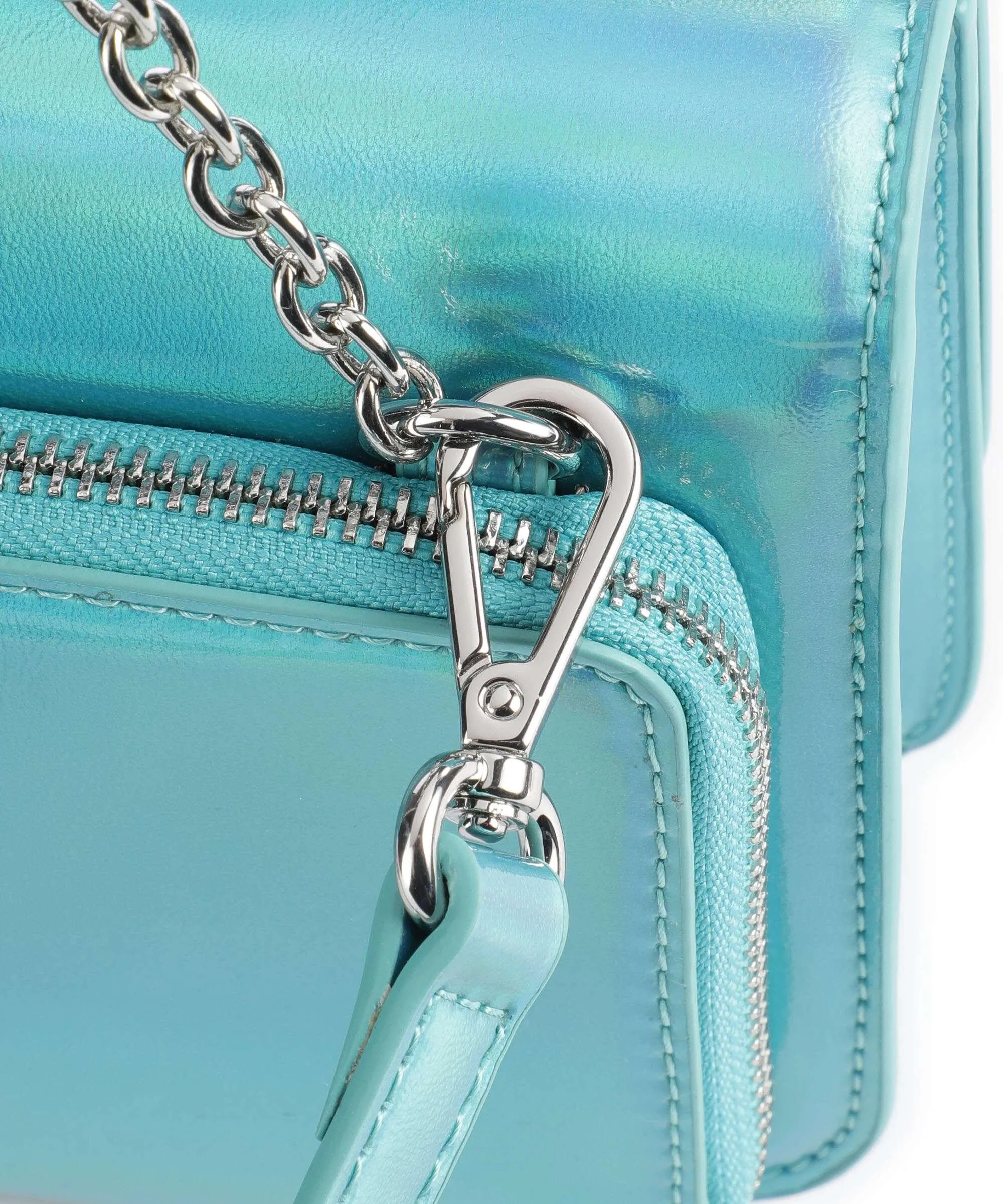  Love Moschino Diamond Rush Borsa a spalla pelle sintetica verde  