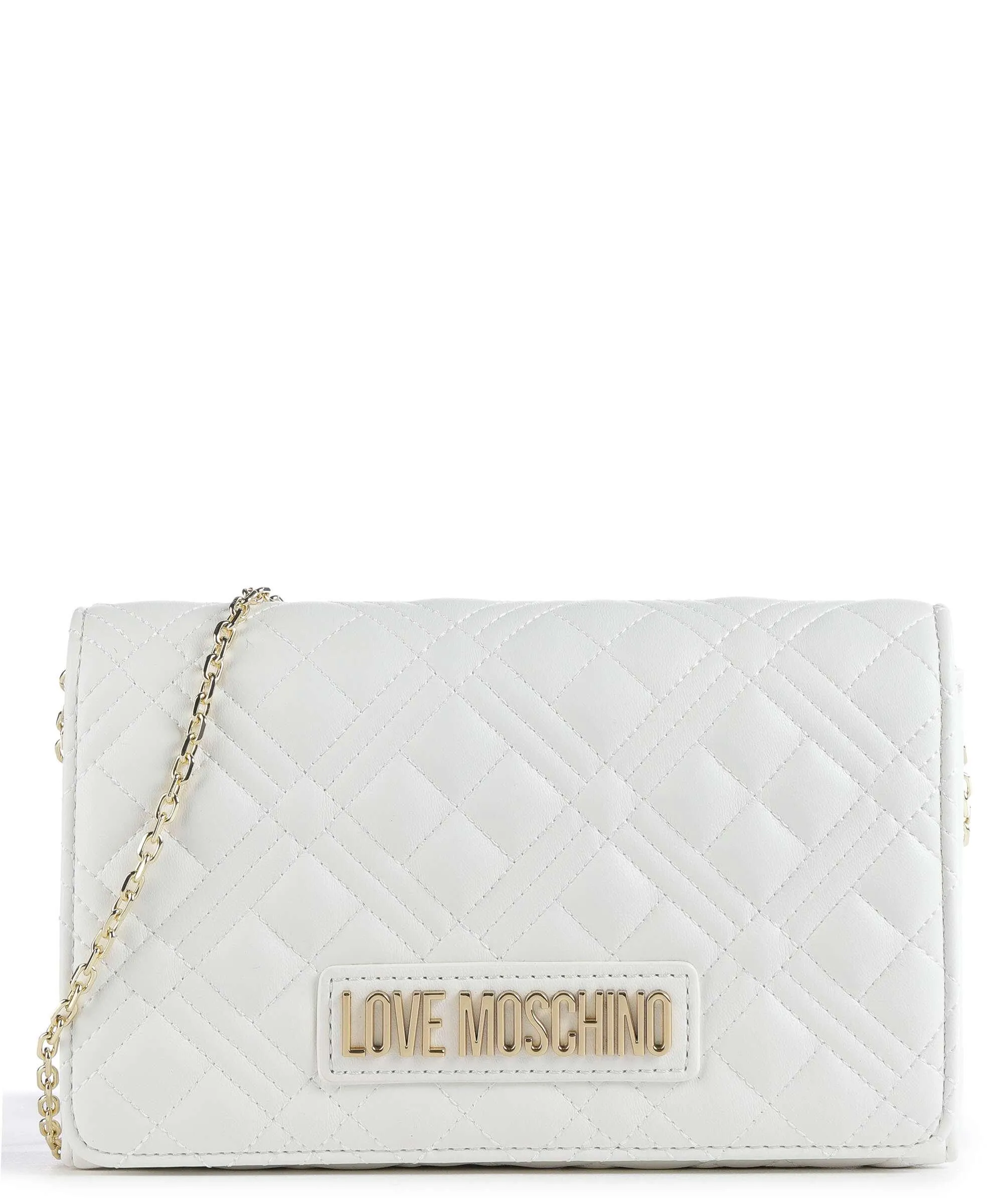  Love Moschino Smart Daily Borsa a tracolla pelle sintetica bianco  