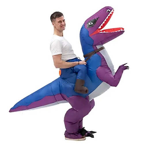 LUVSHINE - Costume da dinosauro gonfiabile, per adulti