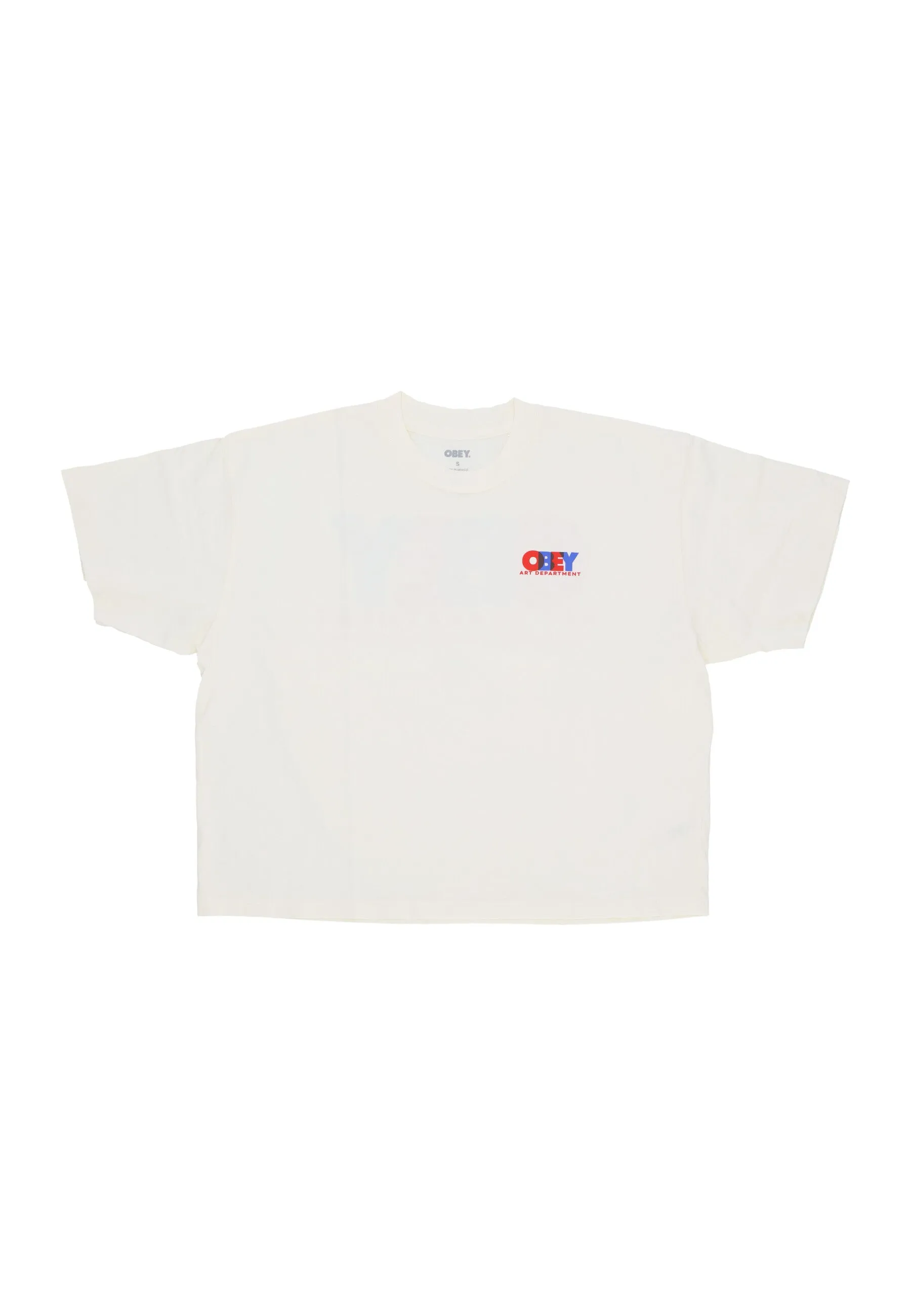 Maglietta Donna W Overlay Tee Unbleached