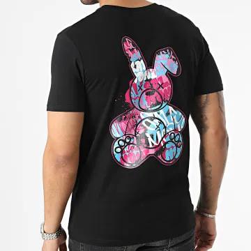 Maglietta nera Graffiti Rabbit
