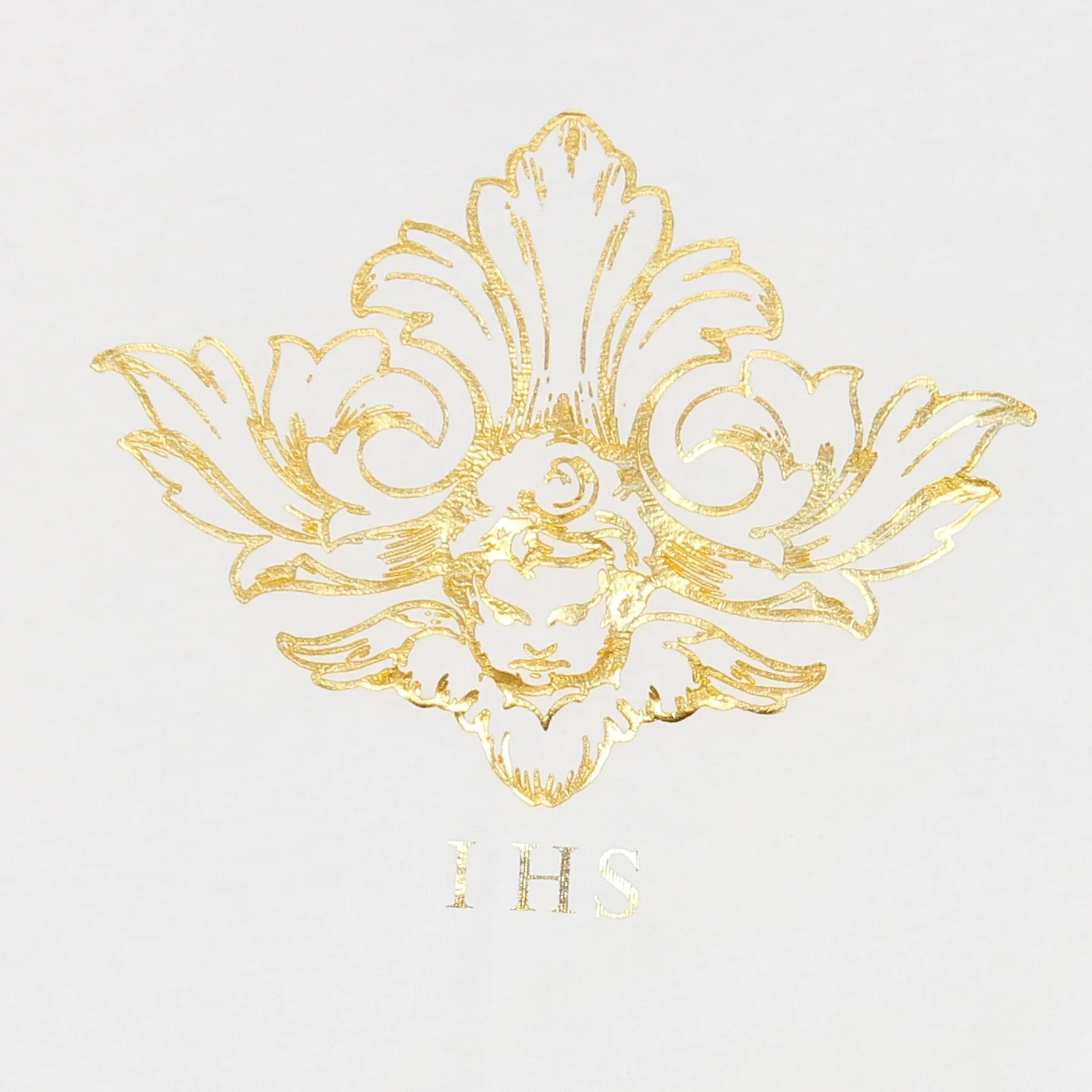 Maglietta Uomo 3d Print Flames &angel Tee White