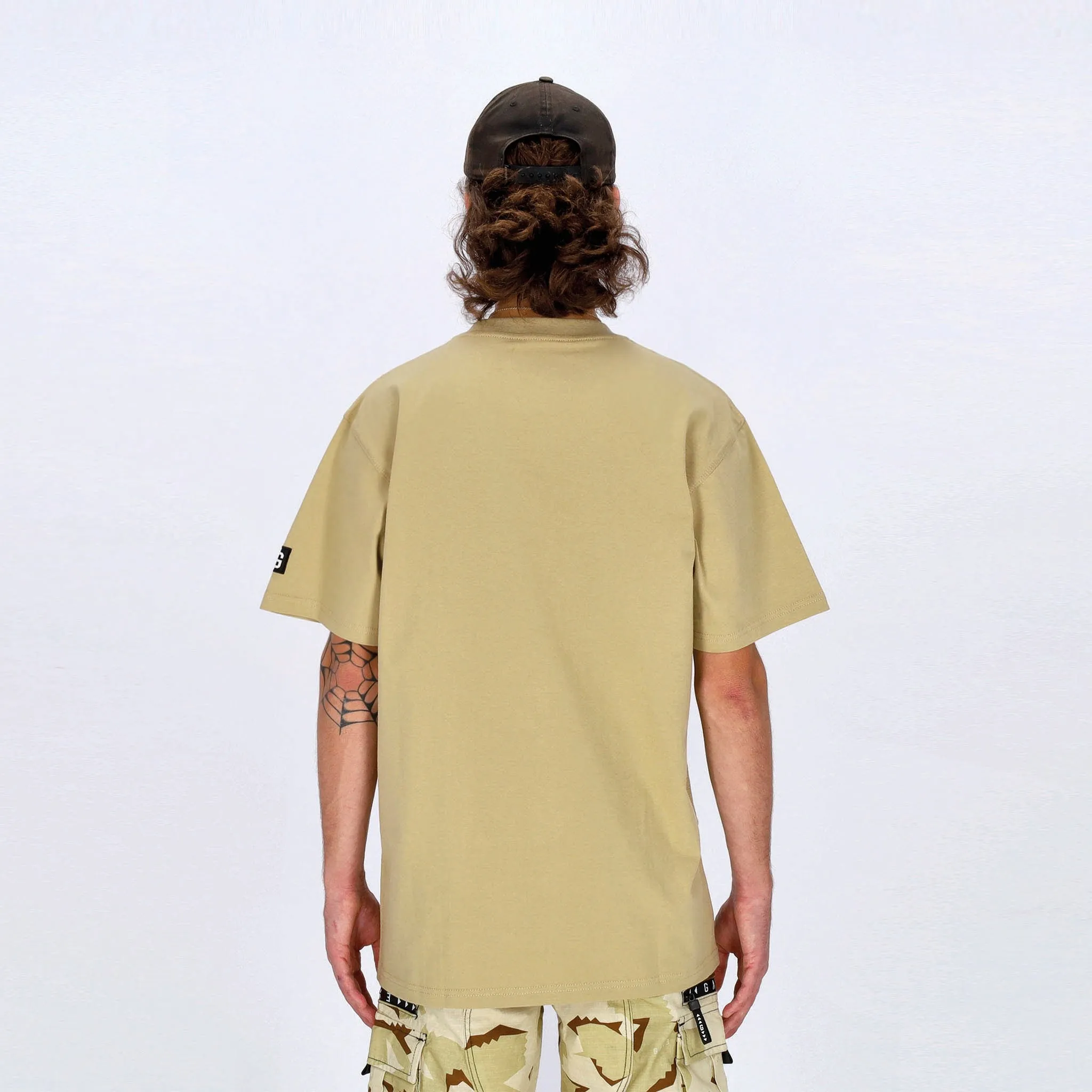 Maglietta Uomo Arch Logo Tee Desert Sand