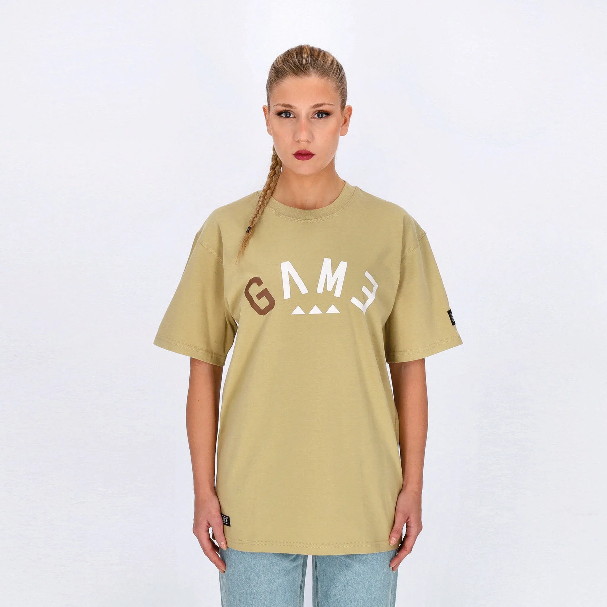 Maglietta Uomo Arch Logo Tee Desert Sand