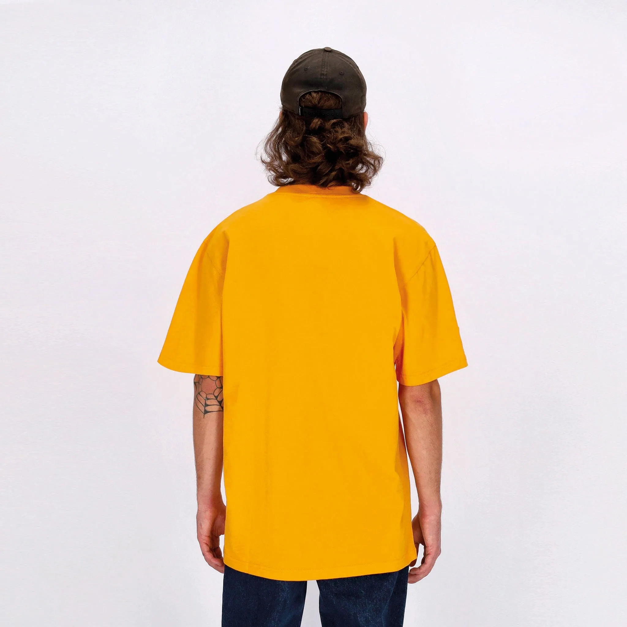 Maglietta Uomo Arch Logo Tee Mustard