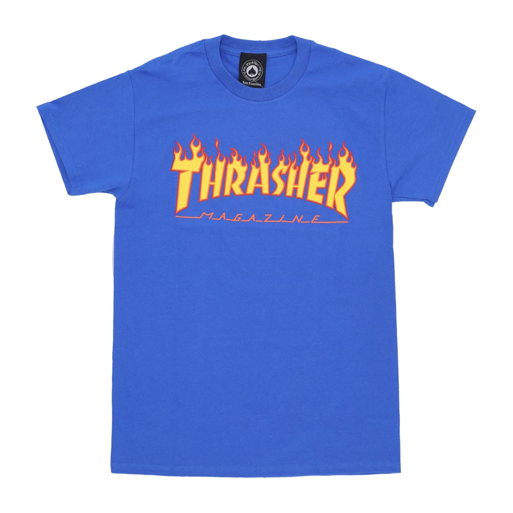 Maglietta Uomo Flame Tee Royal Blue/yellow