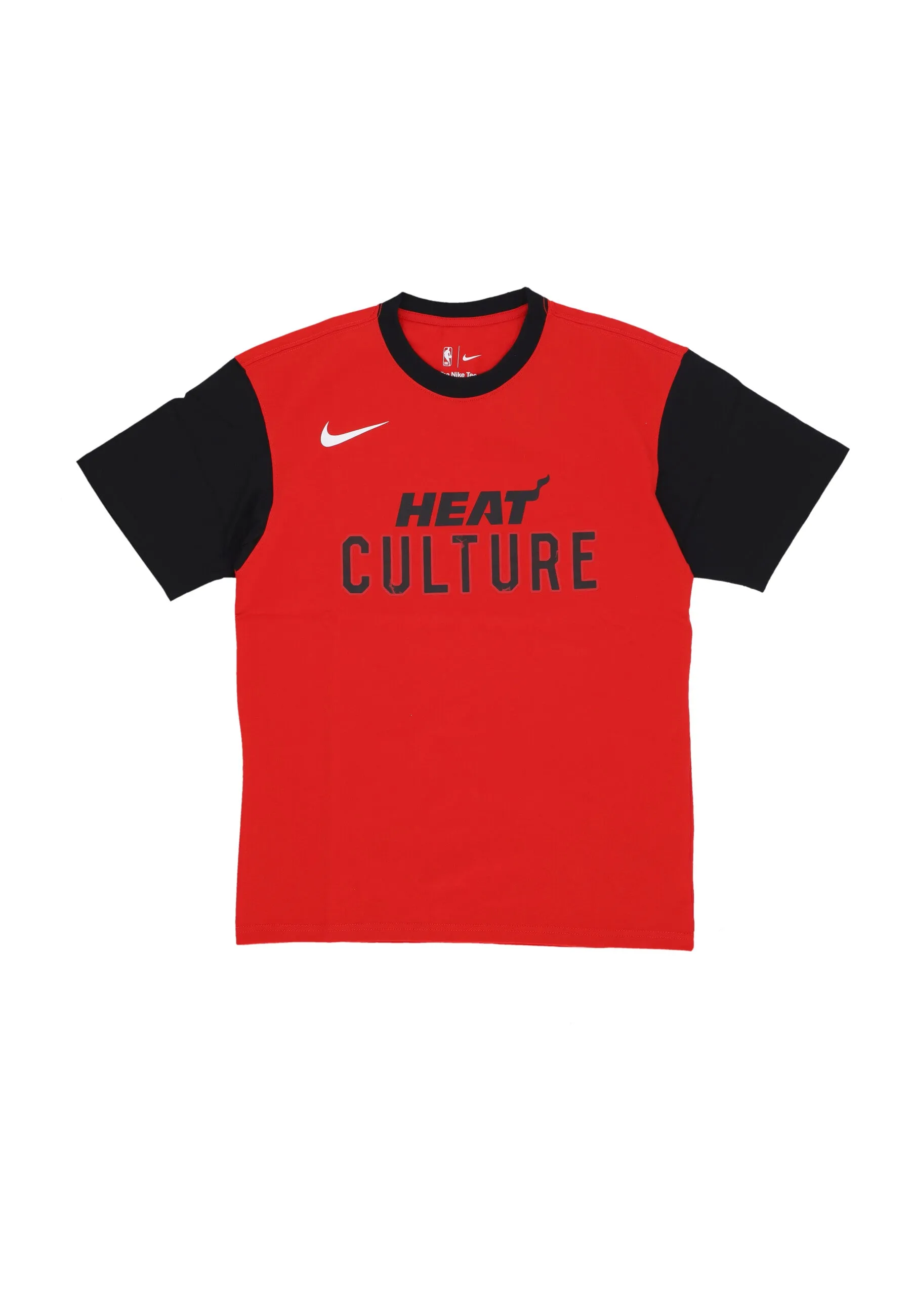 Maglietta Uomo Nba City Edition Courtside Culture Tee Miahea University Red