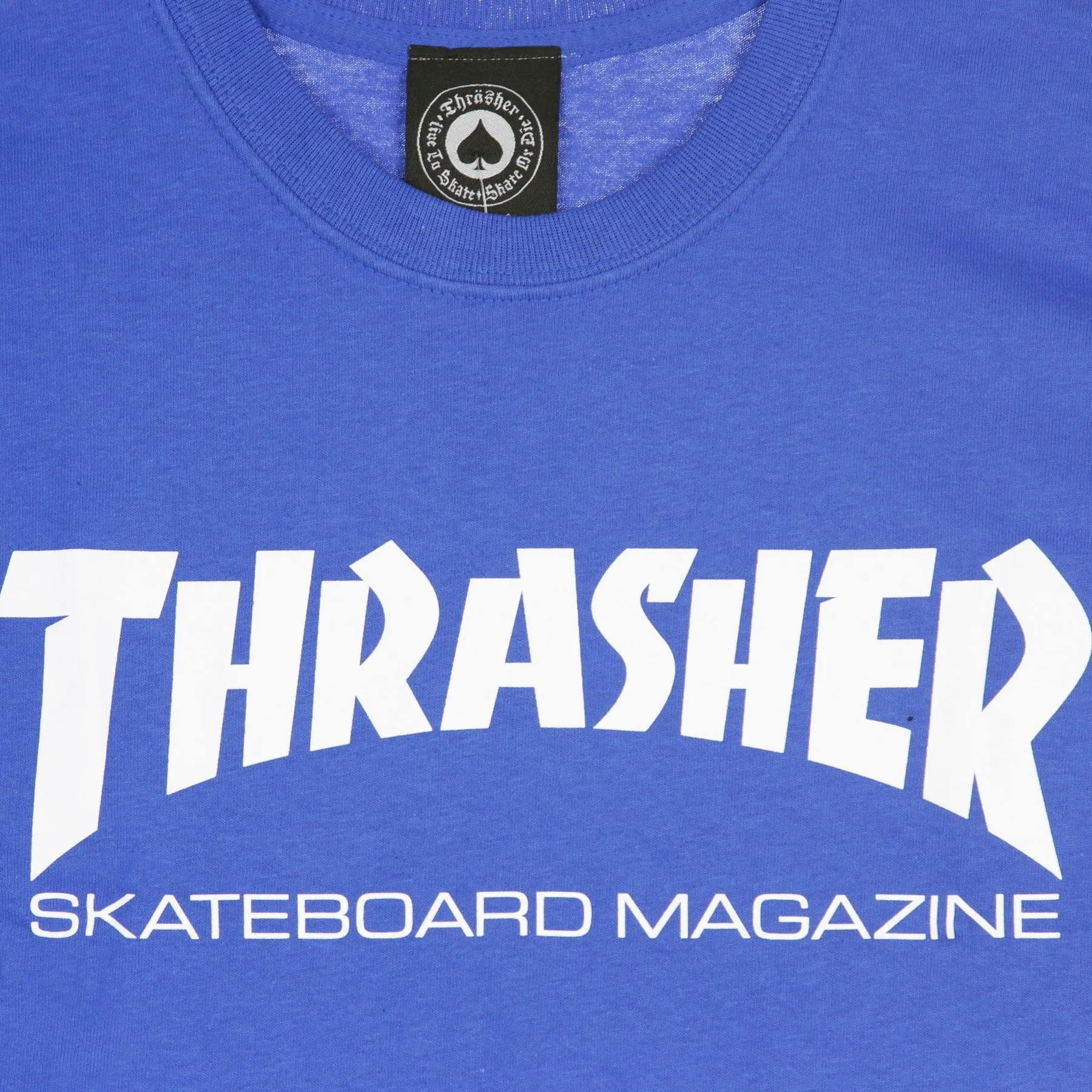 Maglietta Uomo Skatemag Tee Royal