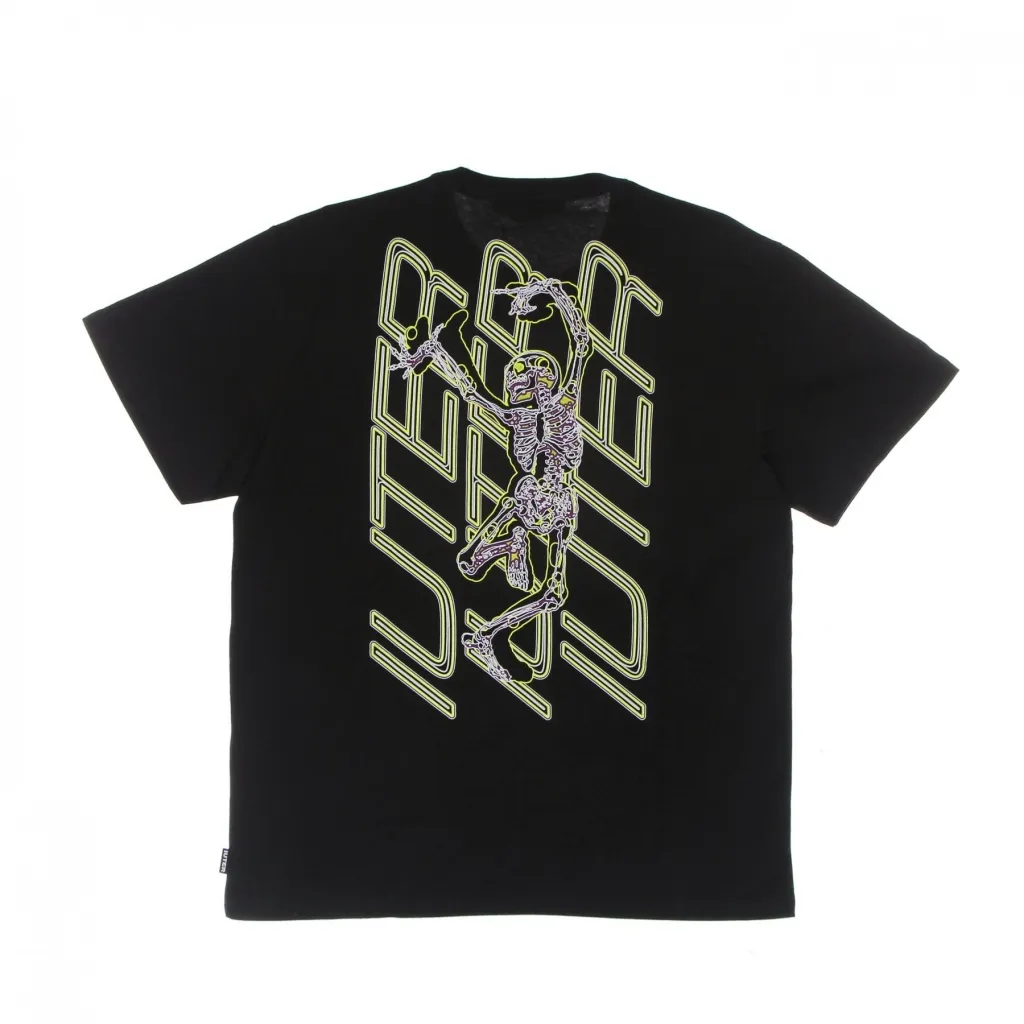 maglietta uomo skeleton tee BLACK