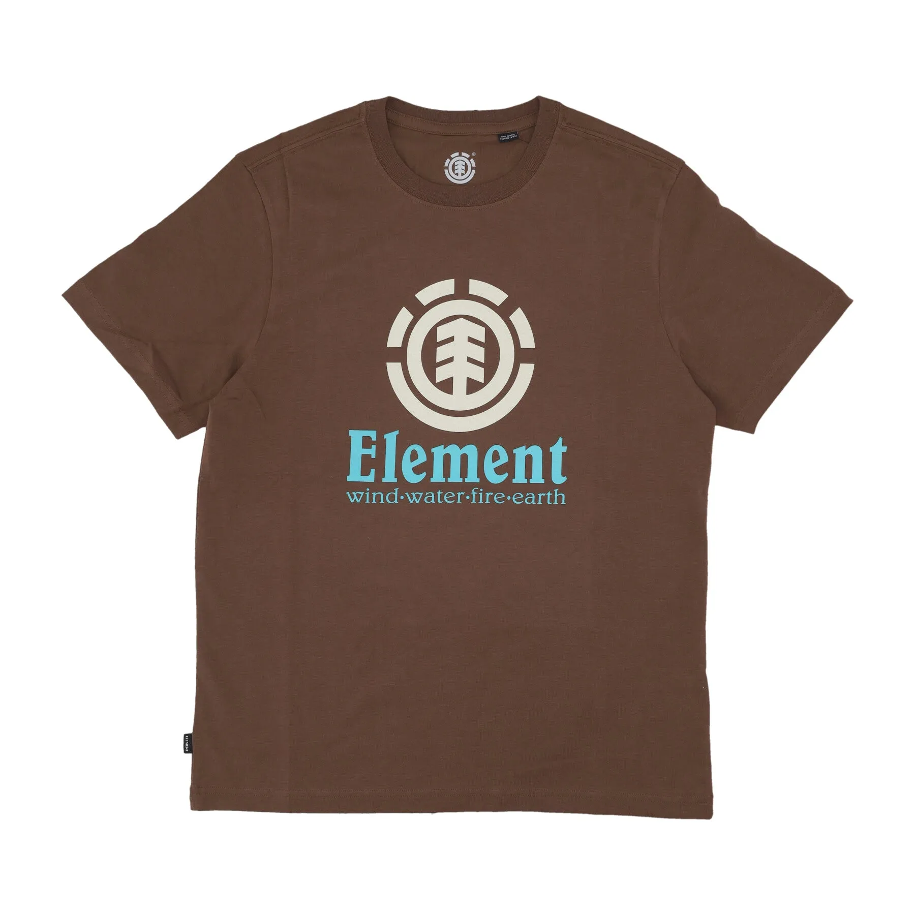 Maglietta Uomo Vertical Tee Chestnut