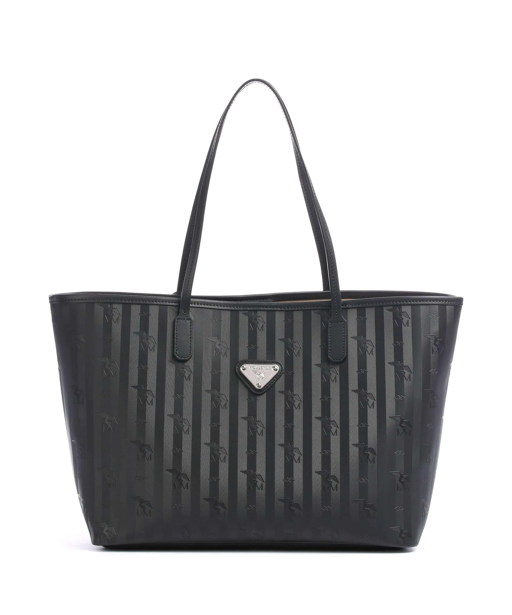  Maison Mollerus Vinerus Bern Borsa shopper tela nero  