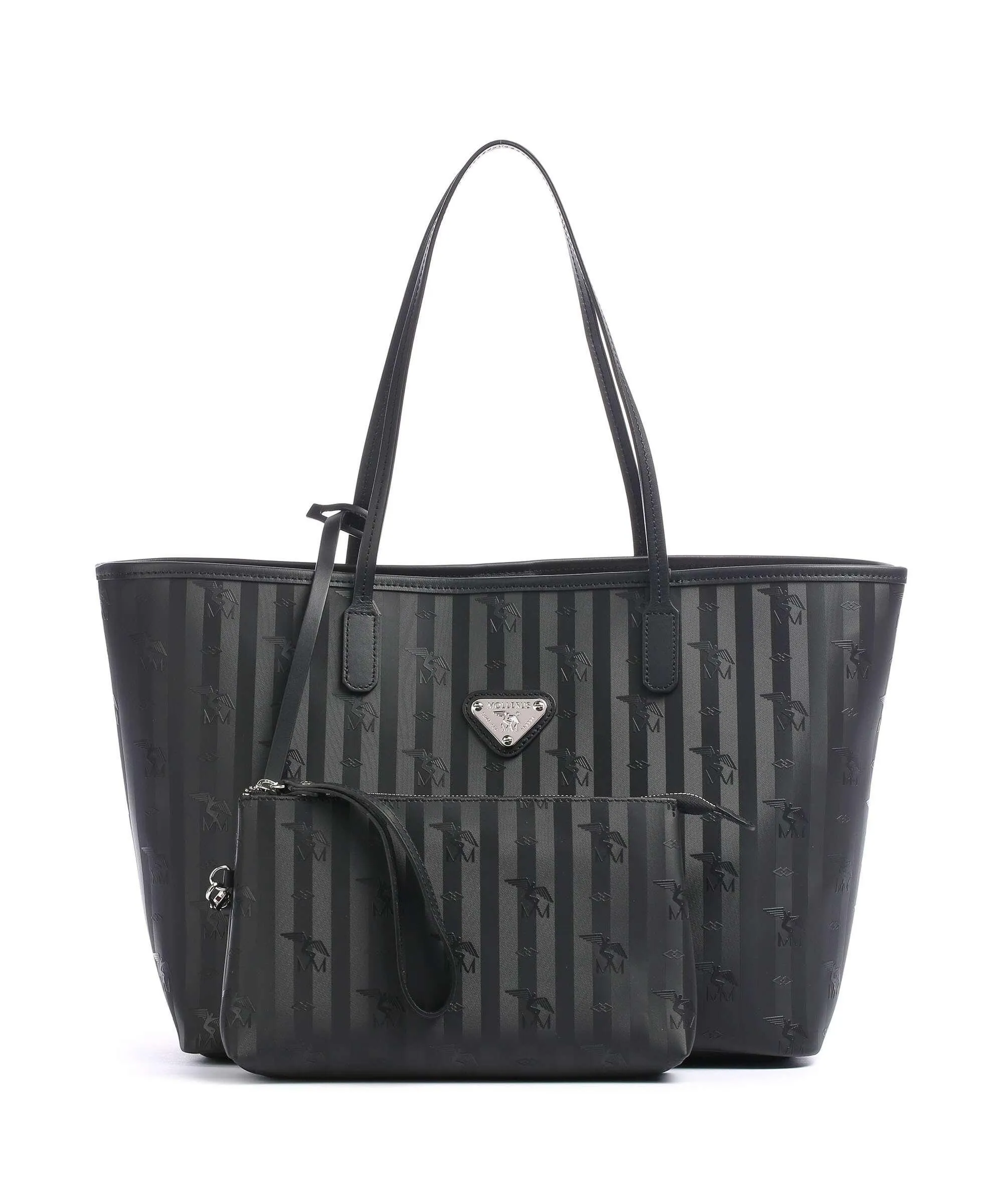  Maison Mollerus Vinerus Bern Borsa shopper tela nero  