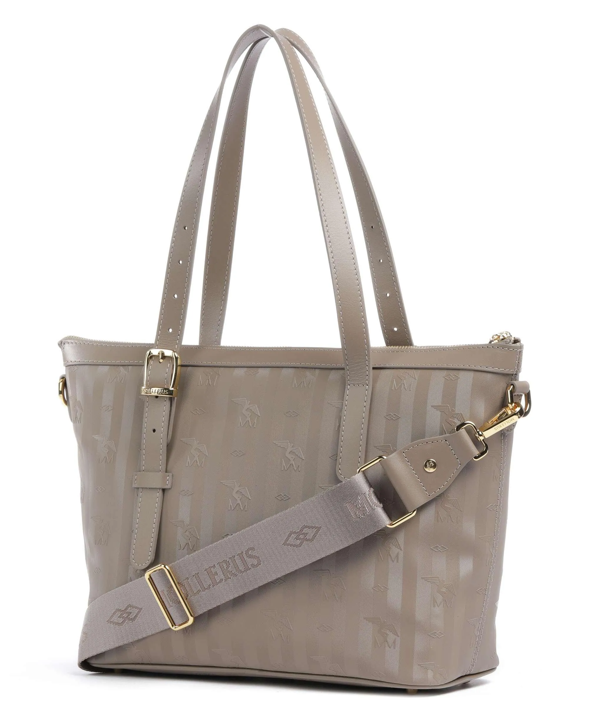  Maison Mollerus Vinerus Vallon Borsa shopper tela taupe  