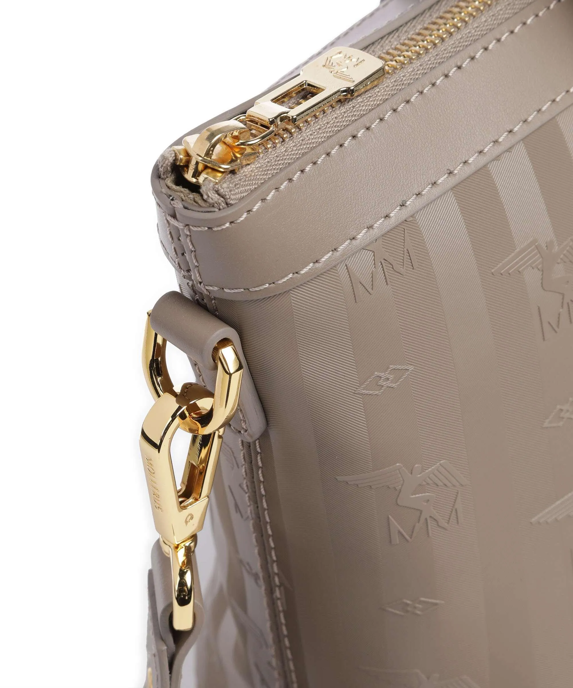  Maison Mollerus Vinerus Vallon Borsa shopper tela taupe  