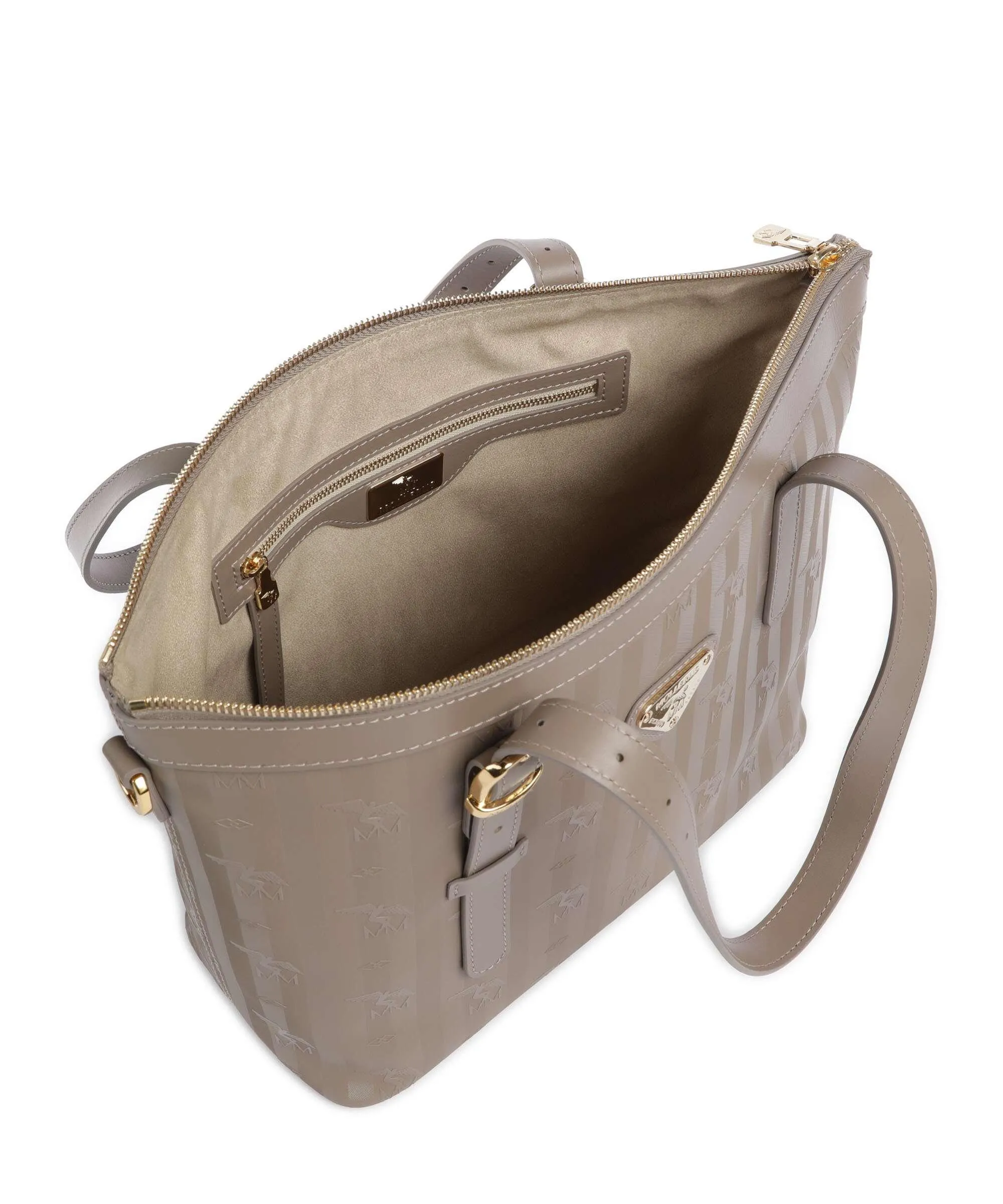  Maison Mollerus Vinerus Vallon Borsa shopper tela taupe  