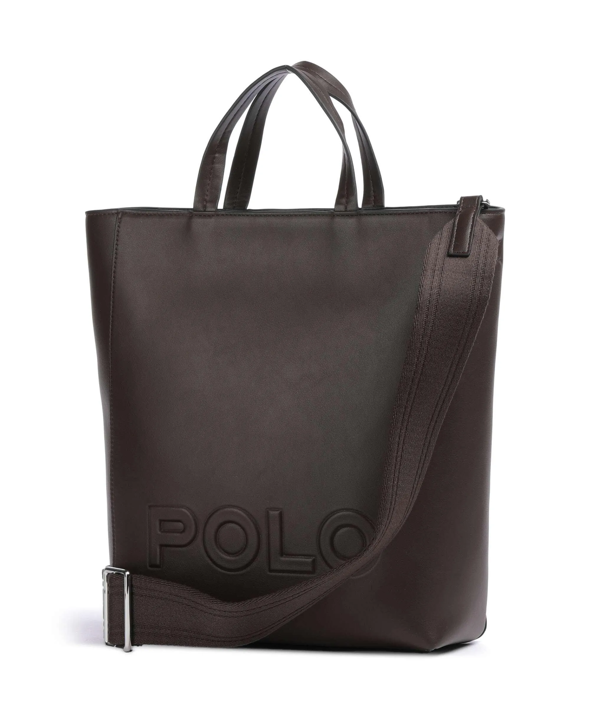  Marc O'Polo Borsa a mano poliuretano marrone scuro  