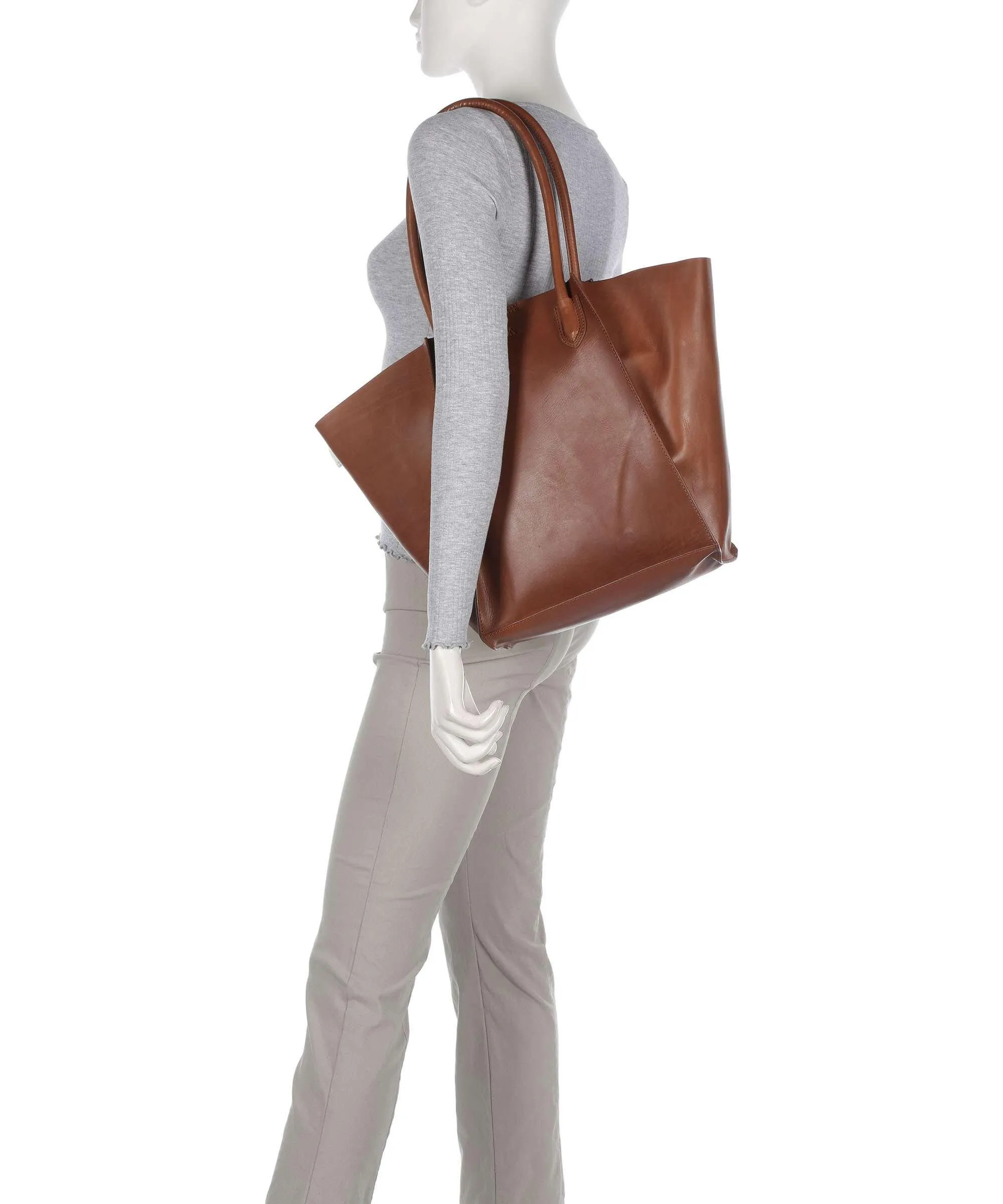  Markberg Ilsa Borsa shopper pelle bovina marrone  