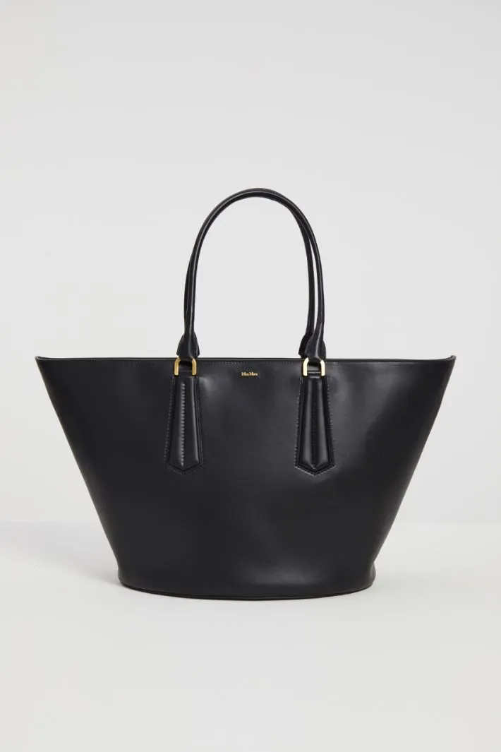 Maxi borsa in pelle