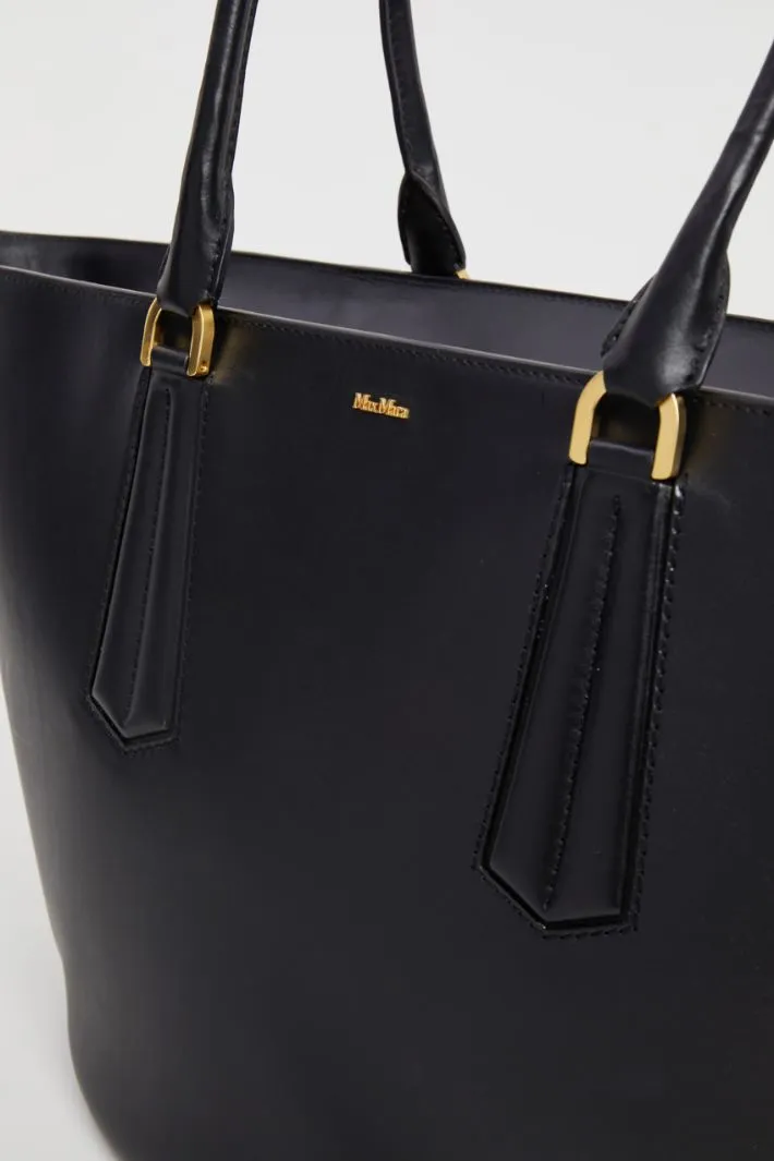 Maxi borsa in pelle