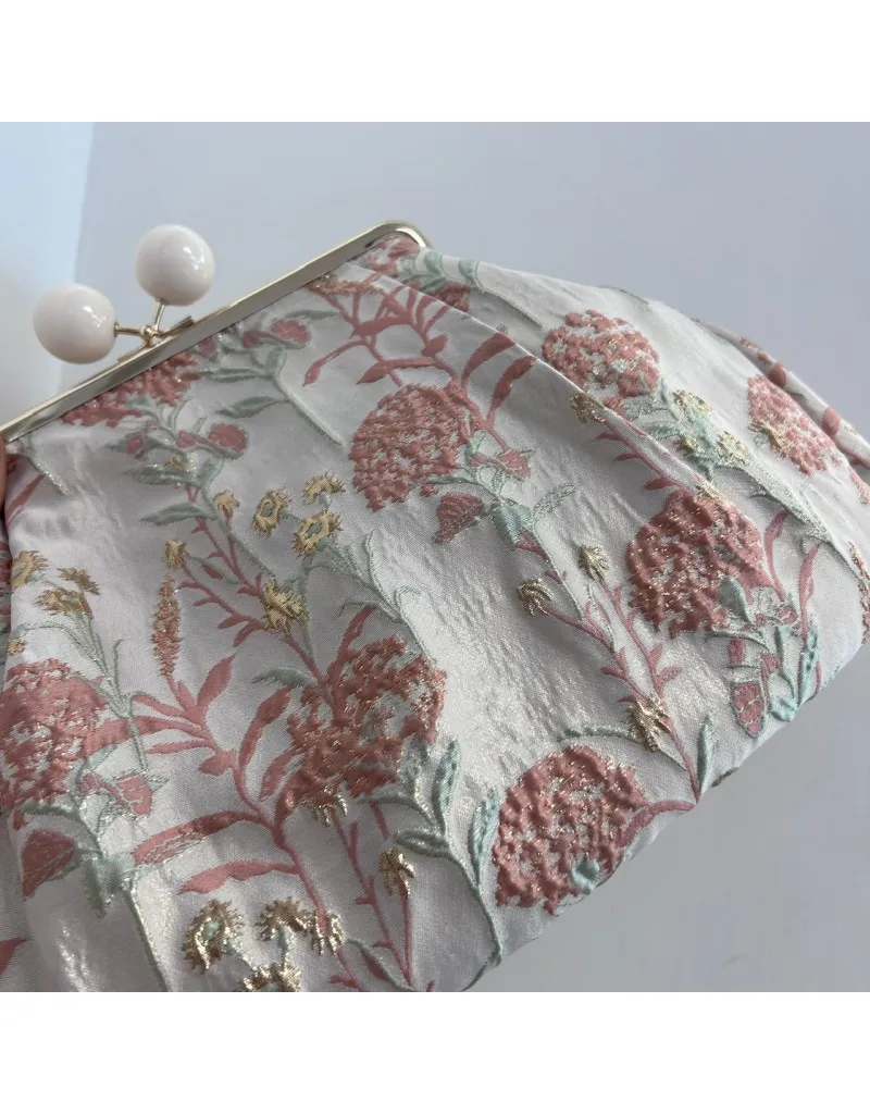 MAXI POCHETTE CLOE FIORI ROSA
