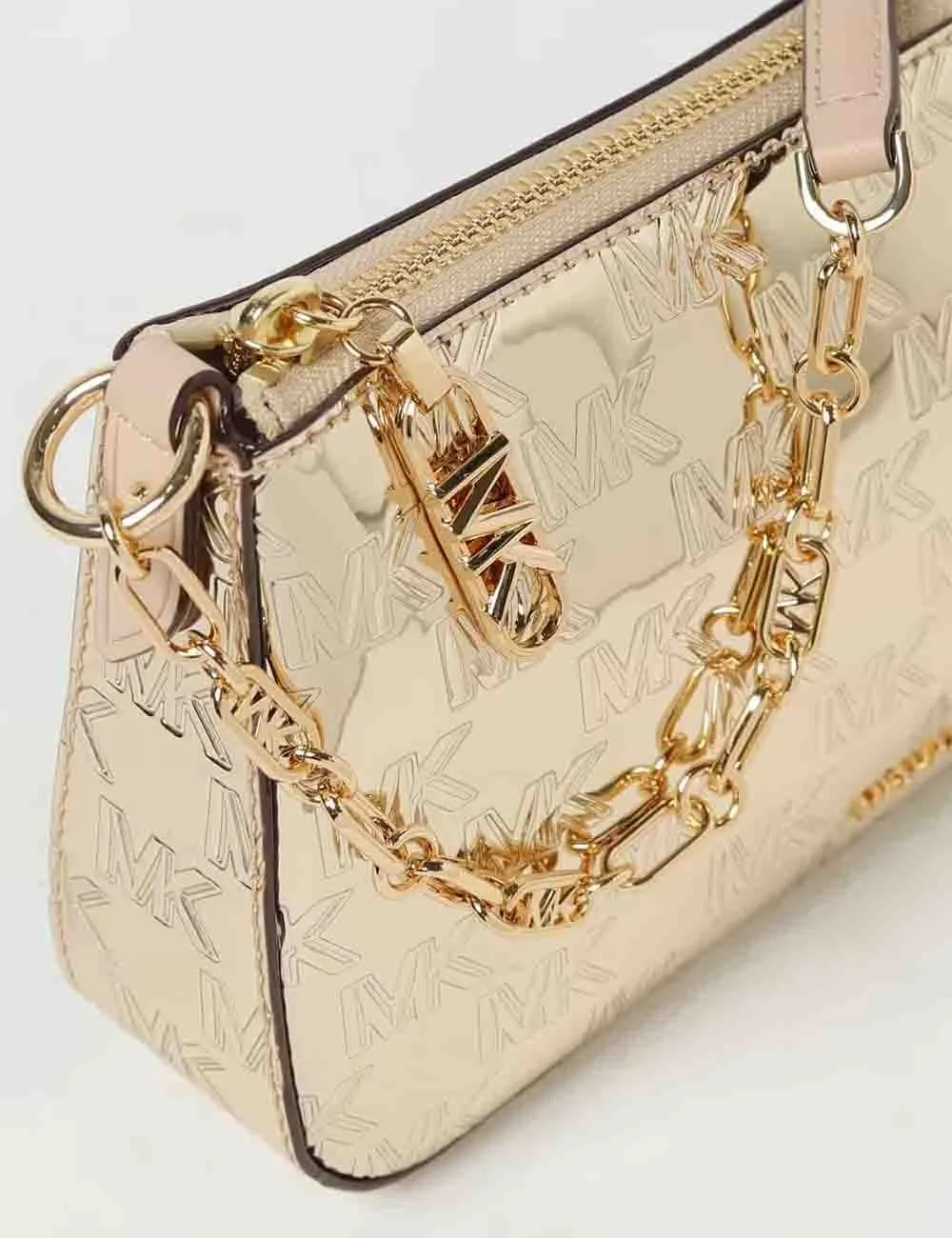 Michael Kors     Borsa a Tracolla Md Chain Pouchette Pale Gold