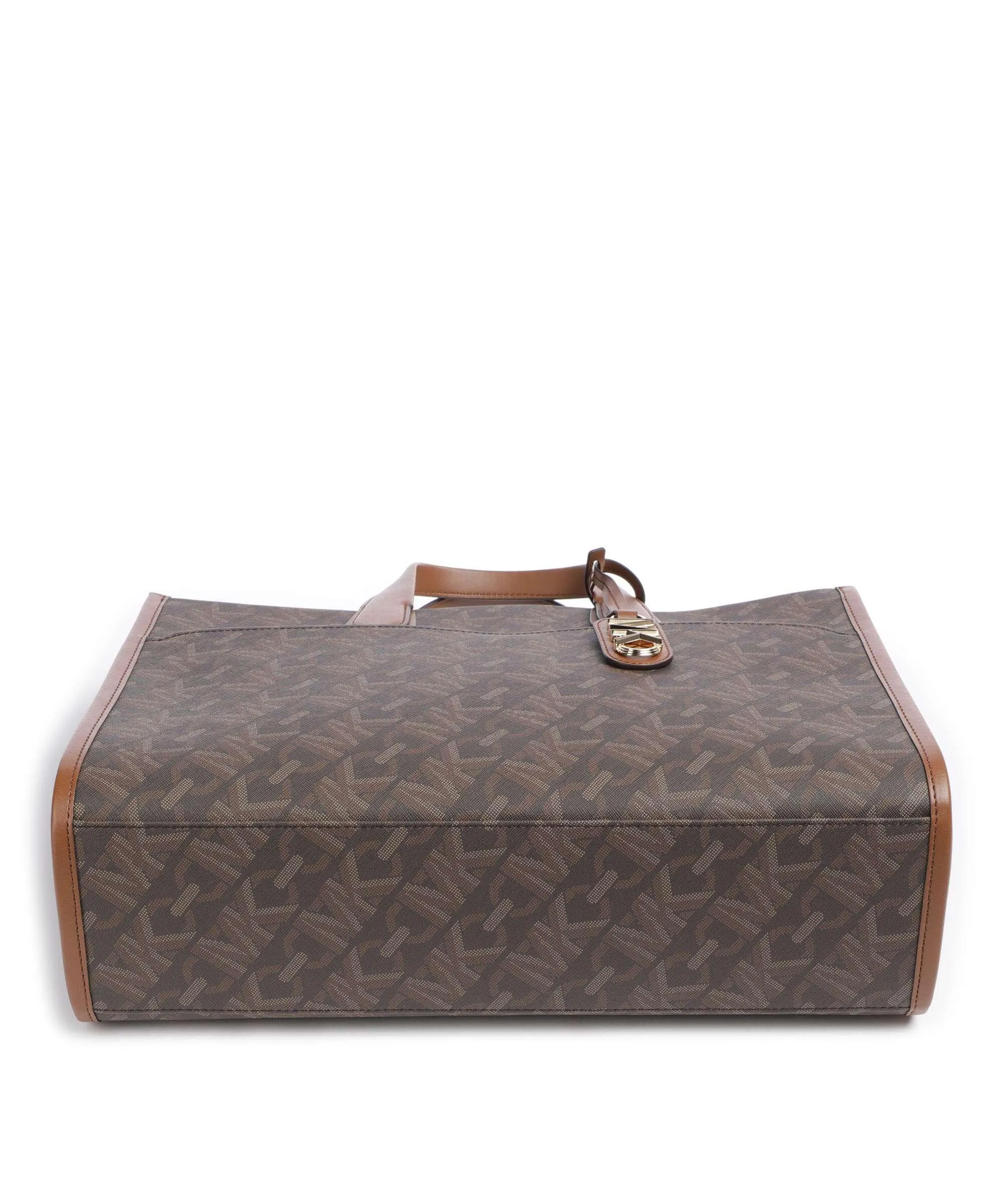  Michael Kors Gigi Borsa a mano tela marrone scuro  