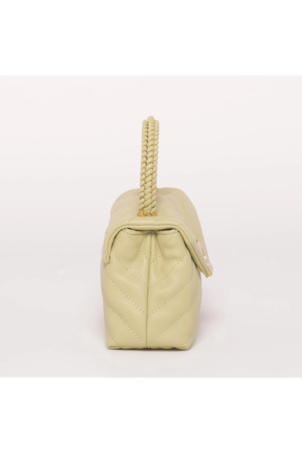 Mimi Mua  art:M8-H200765  -BORSA A MANO PICCOLA CON TRAPUNTATURA A V