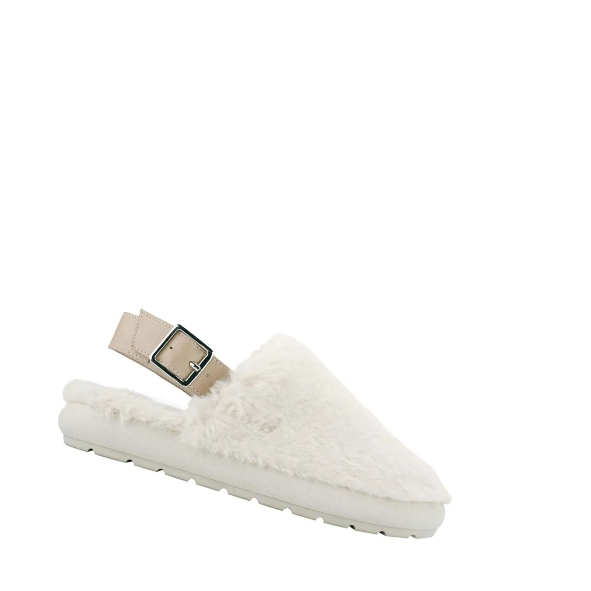 Mocassini e ballerine Marc Fisher On Zister Cozy Slip On da donna avorio