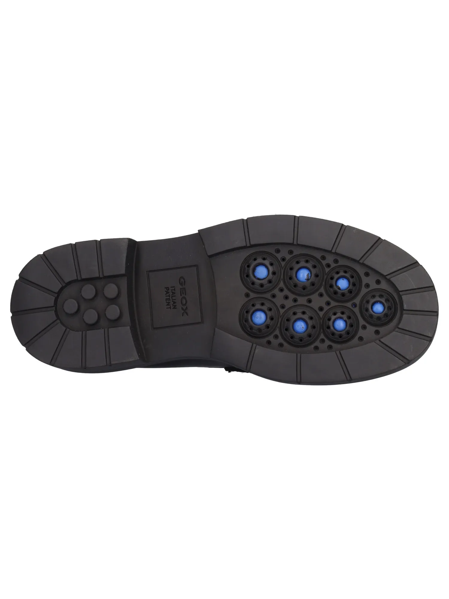 Mocassino tacco basso Geox Spherica da donna nero