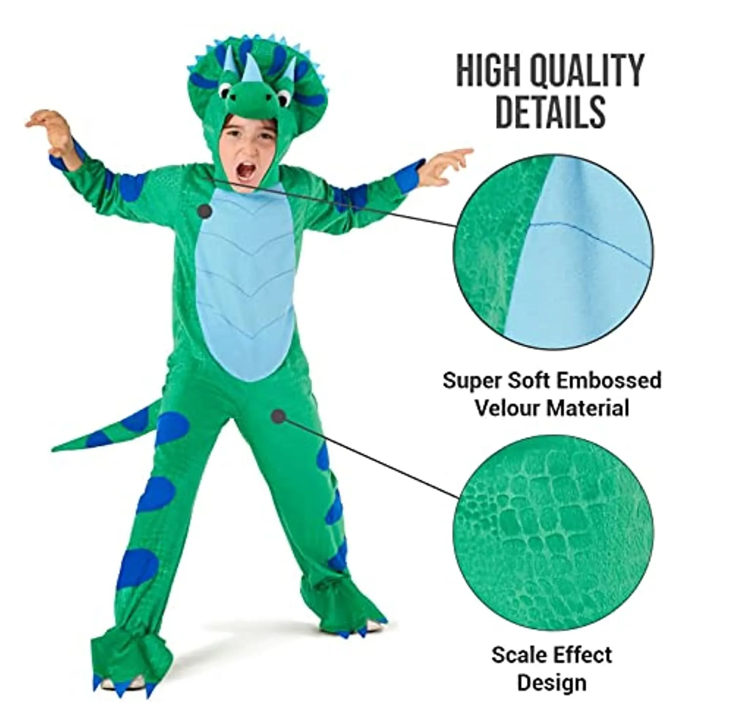 Morph Costume da dinosauro per bambini e bambine T2 M L