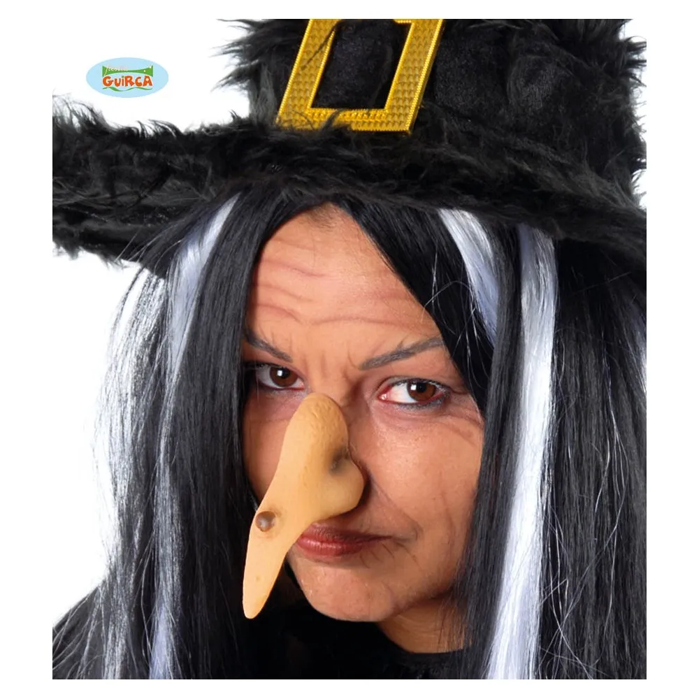 Naso da Strega con Verruca per Carnevale e Halloween befana