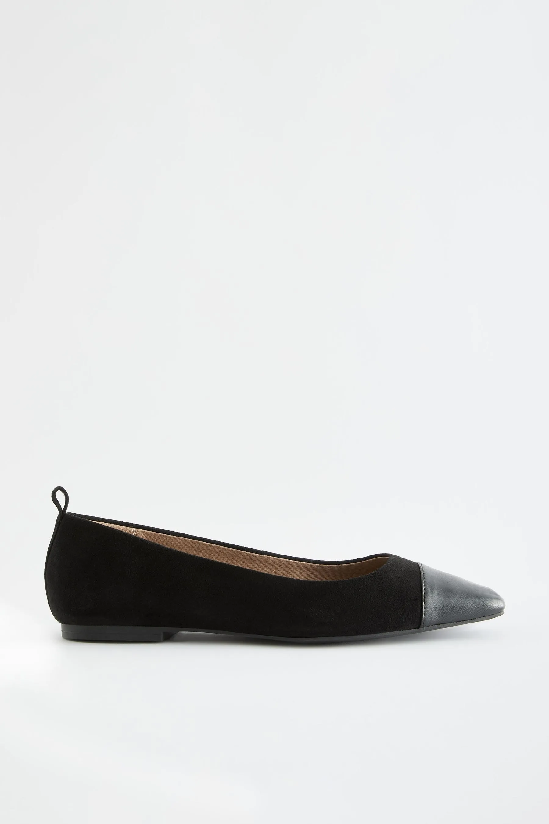 Nero  - Forever Comfort® - Ballerine cap toe in pelle Scarpe