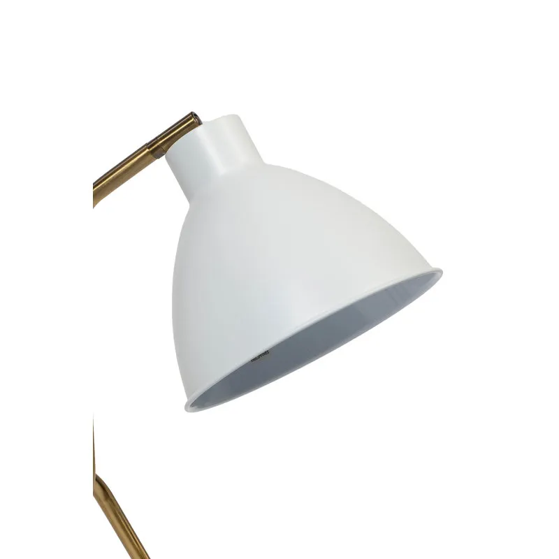 Novità Home Kronborg-lampada da tavolo su 3 piedi in metallo bianco ottone