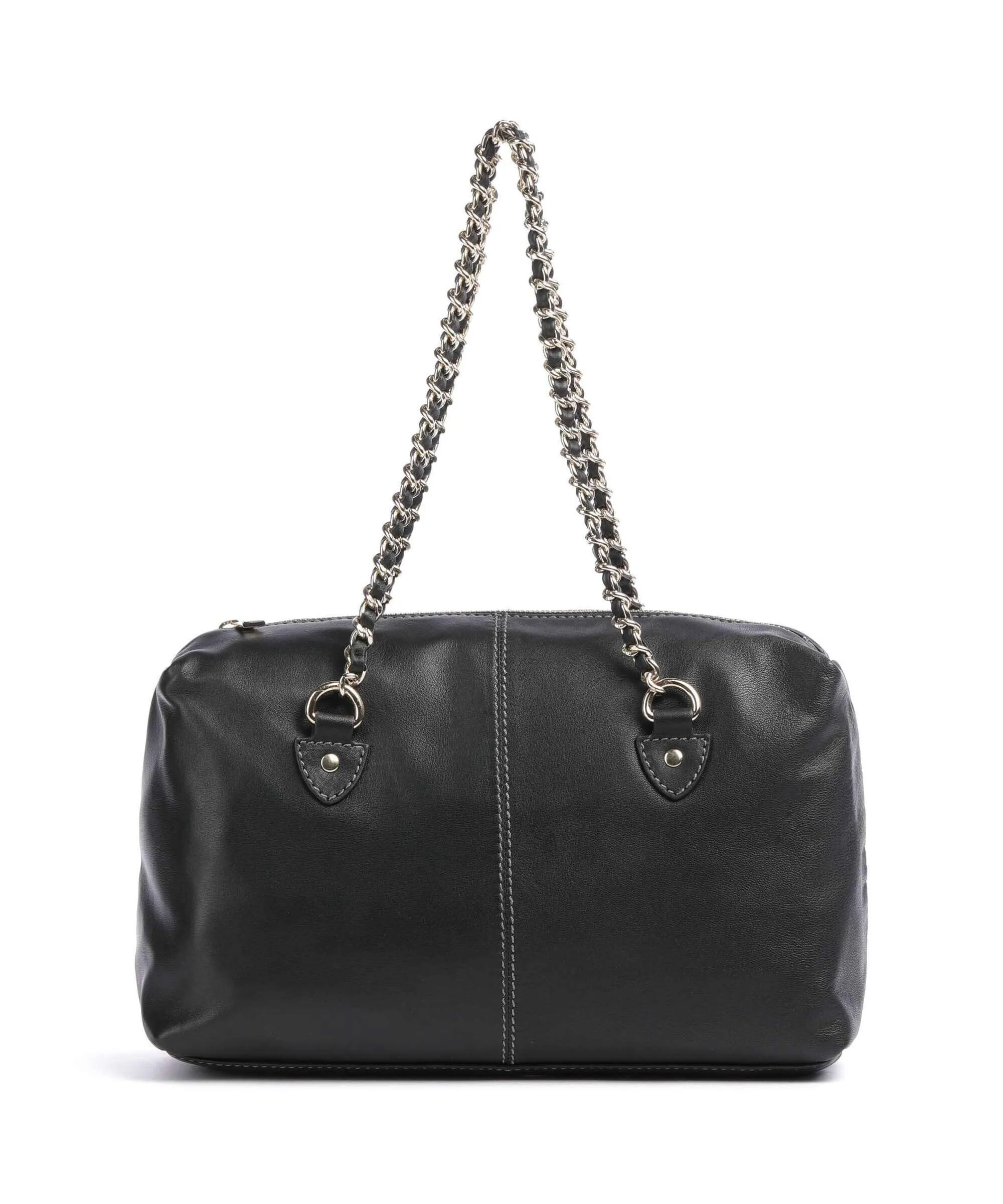  Núnoo Cozy Amara Borsa shopper pelle a grana fine nero  