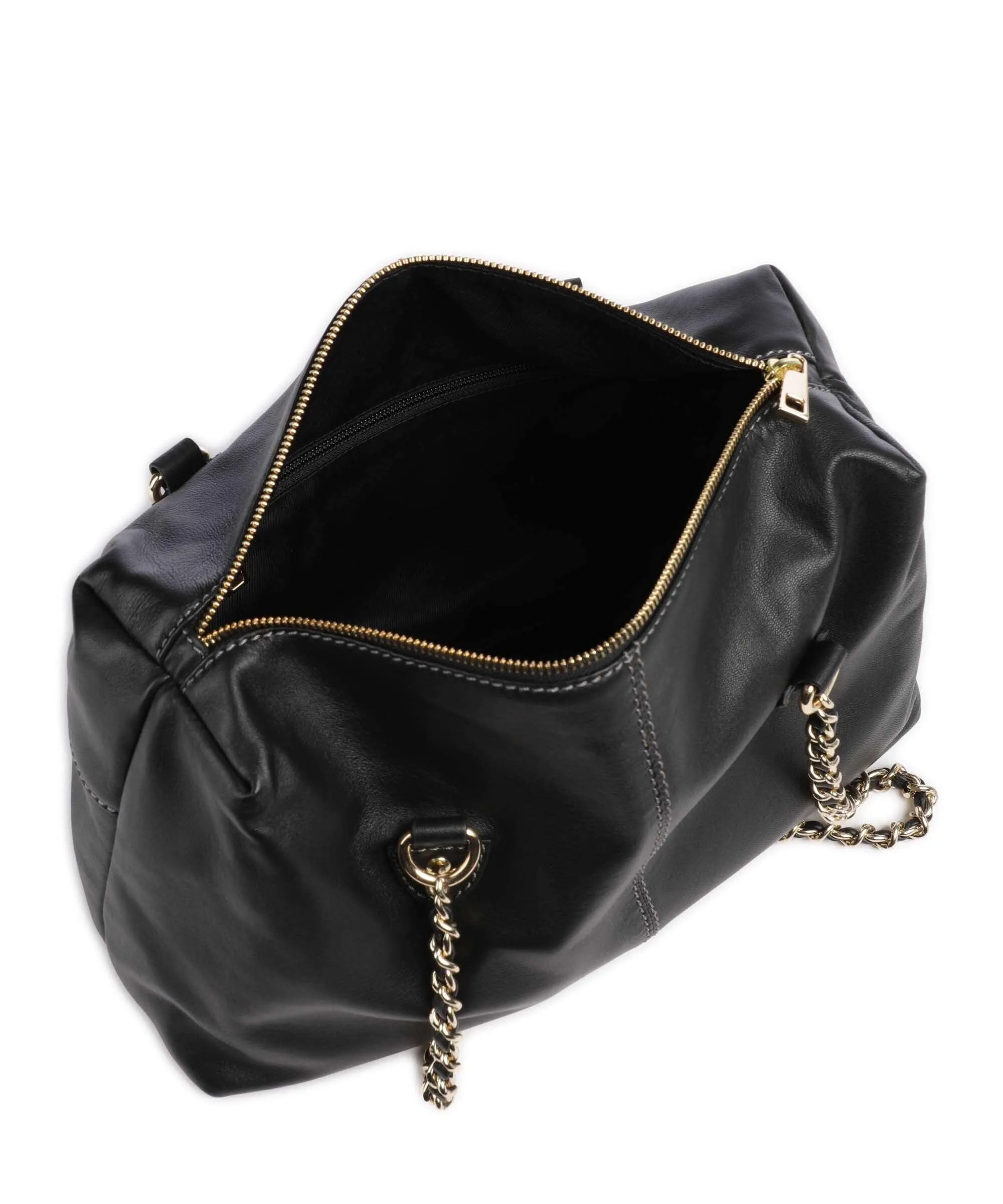  Núnoo Cozy Amara Borsa shopper pelle a grana fine nero  