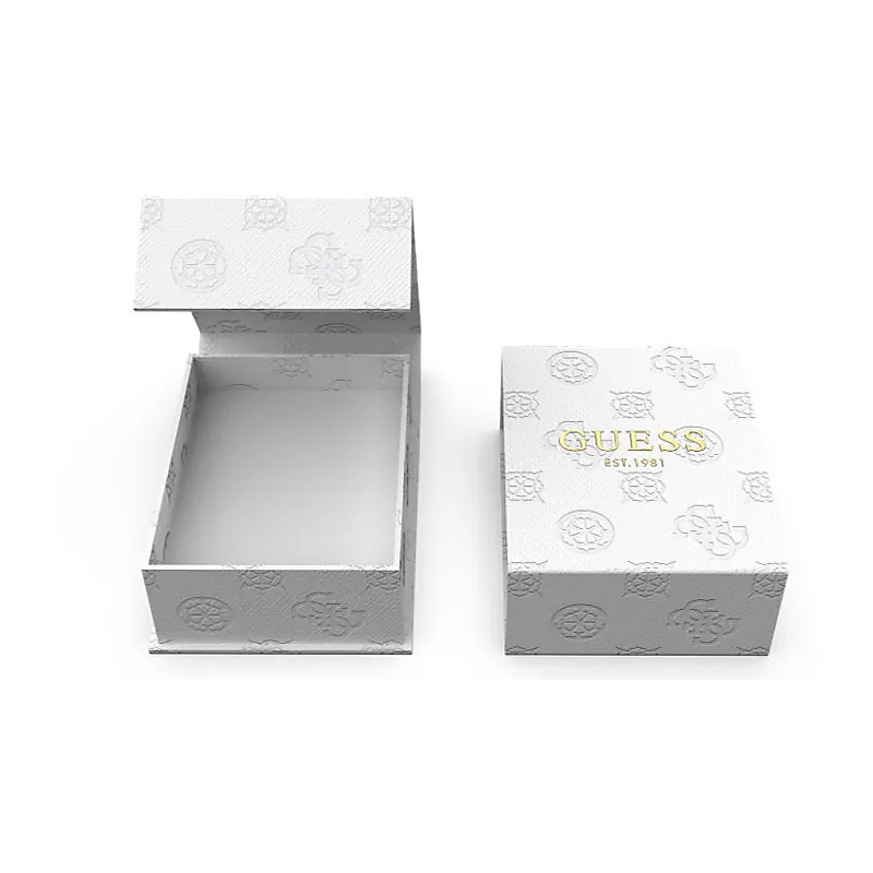 orecchini a cerchio donna Guess Plisse