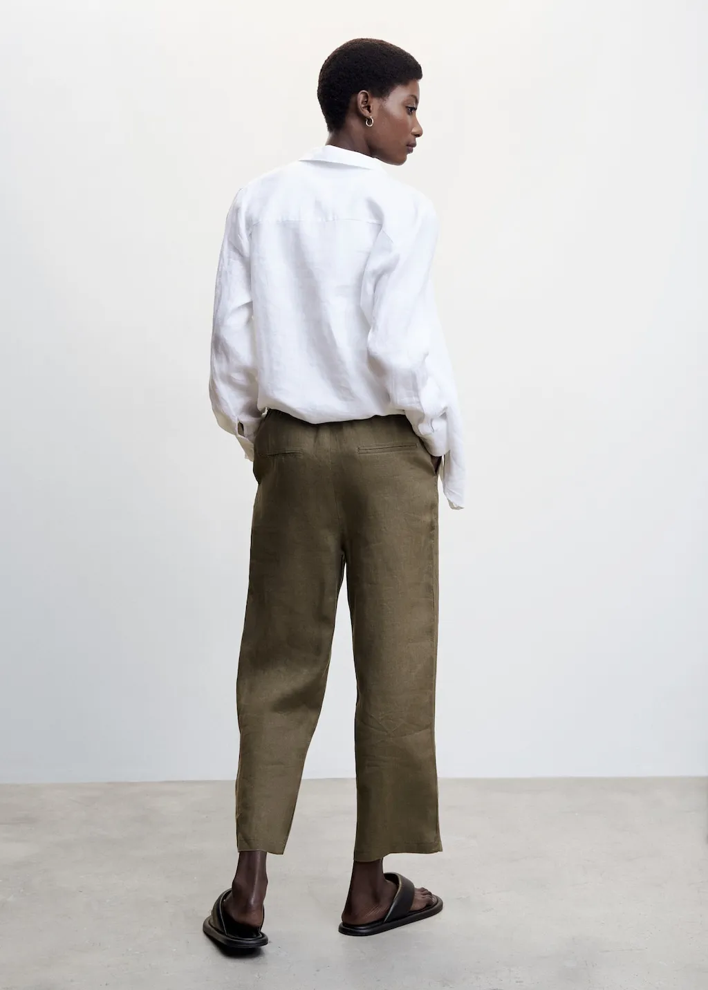 Pantaloni 100% lino