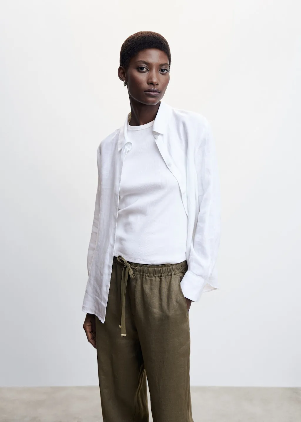Pantaloni 100% lino