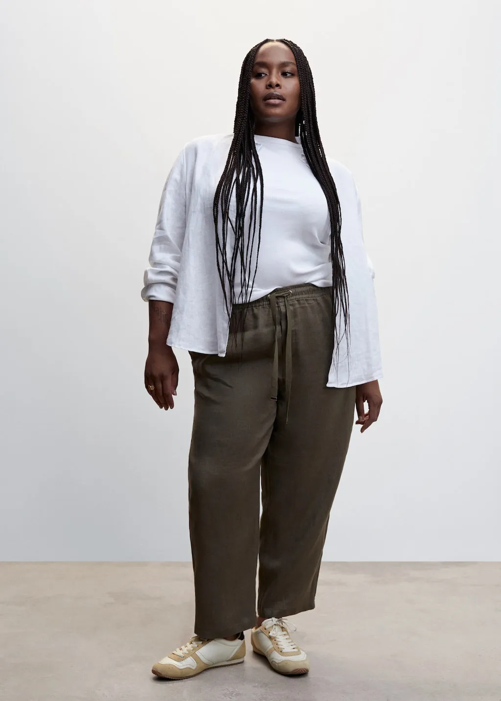 Pantaloni 100% lino