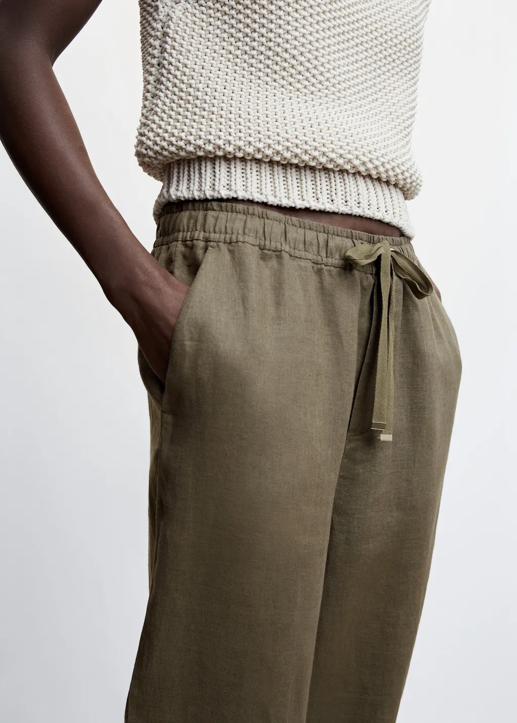 Pantaloni 100% lino