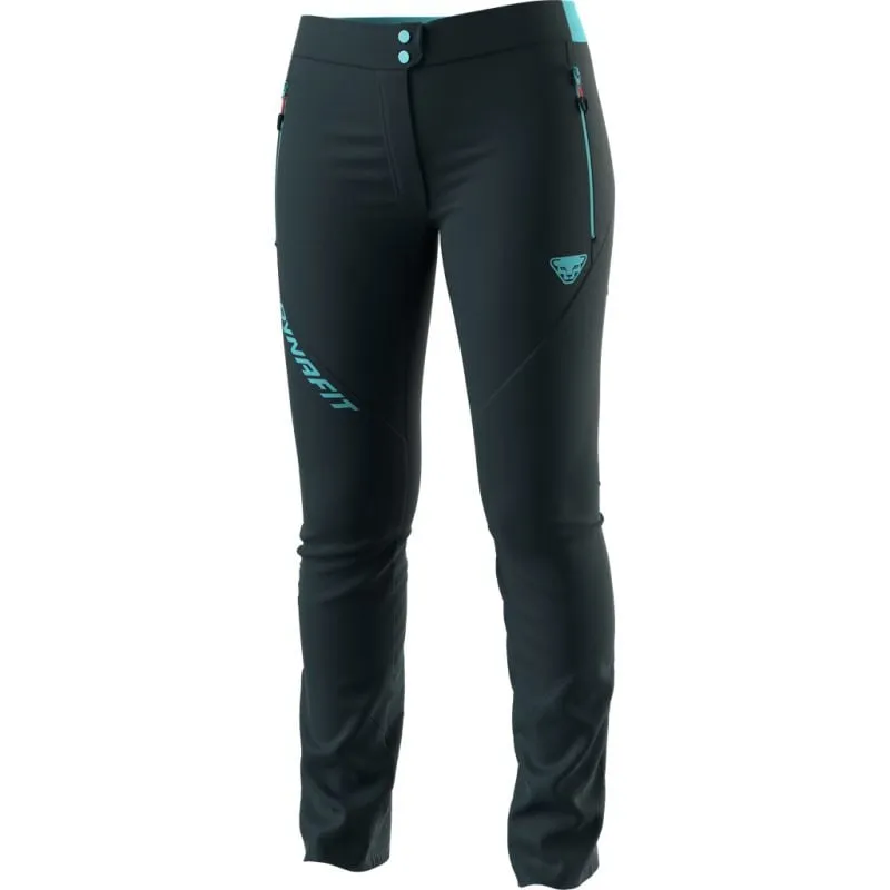 Pantaloni da trekking da donna Dynafit TRANSALPER 2 LIGHT Dynastretch (blu mirtillo)
