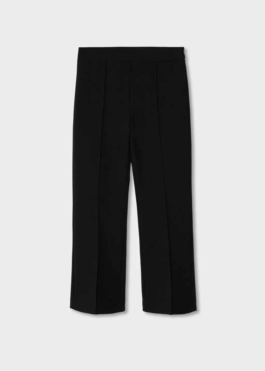 Pantaloni flare crop
