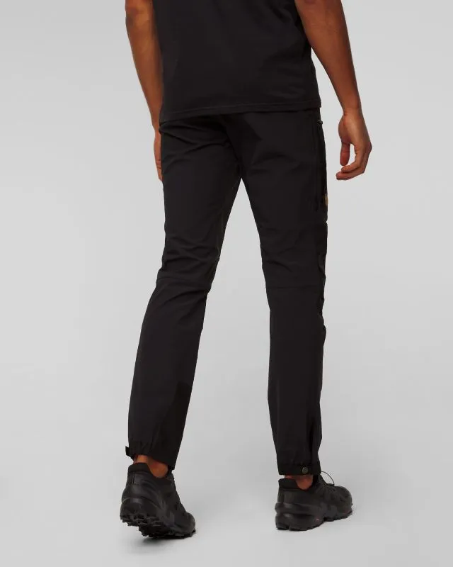 Pantaloni neri da trekking da uomo Fjallraven Keb Agile Trousers M