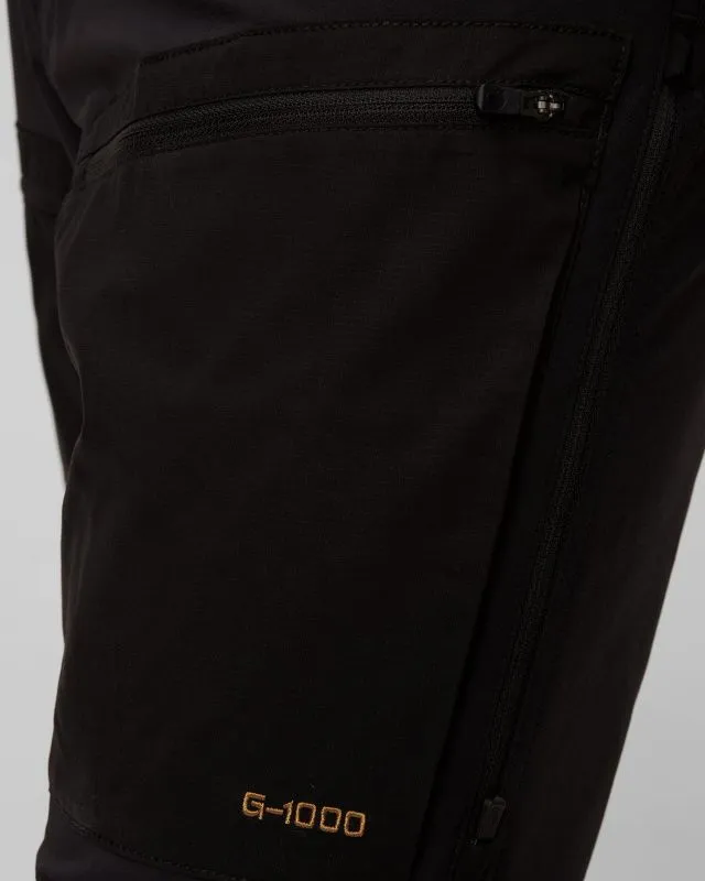 Pantaloni neri da trekking da uomo Fjallraven Keb Agile Trousers M