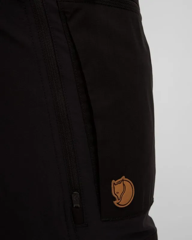 Pantaloni neri da trekking da uomo Fjallraven Keb Agile Trousers M