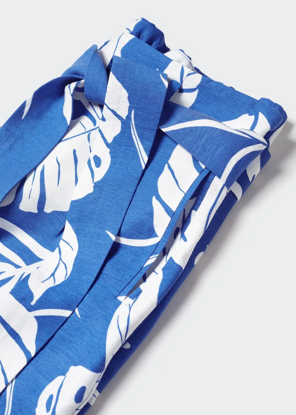 Pantaloni stampa tropicale