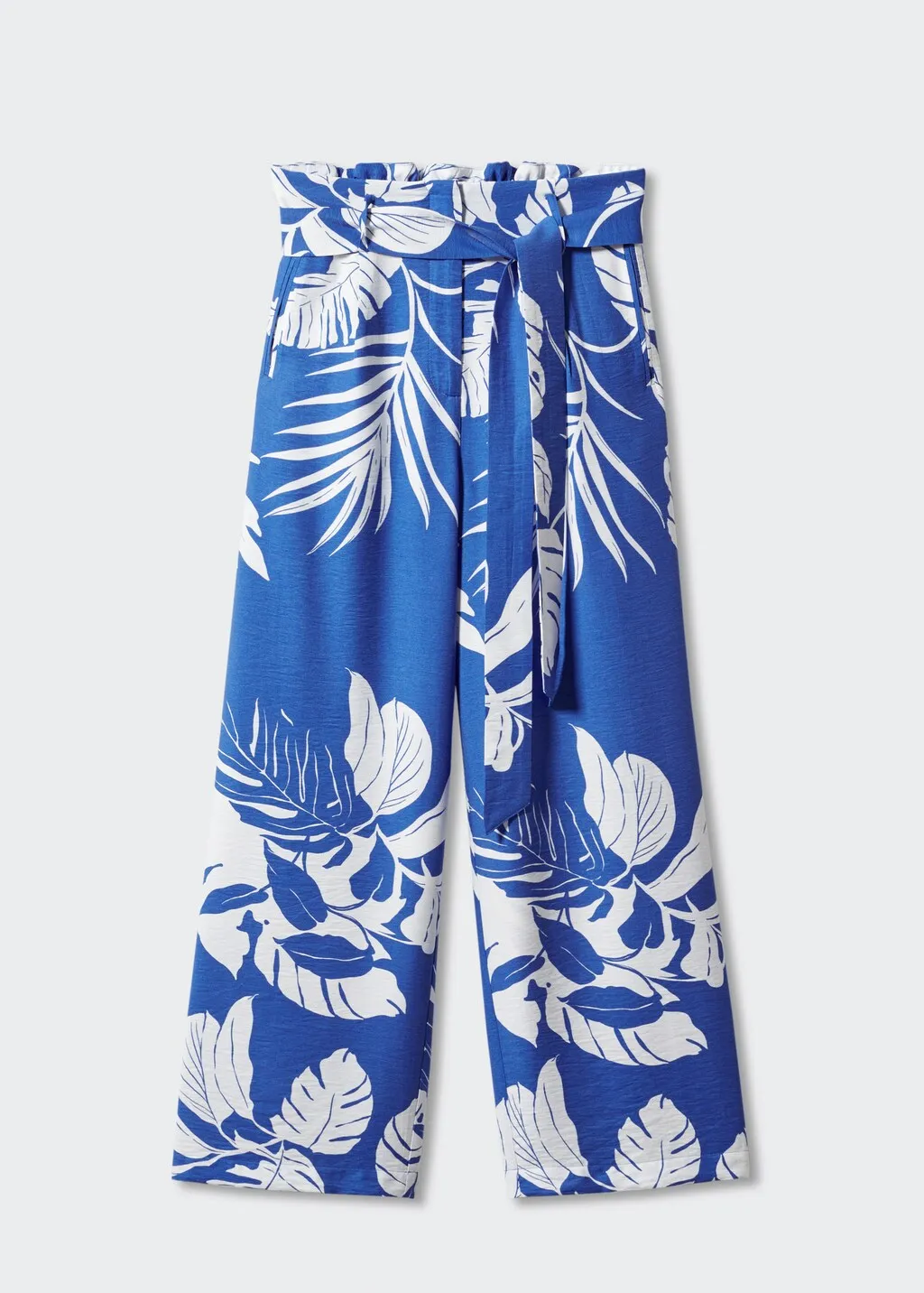Pantaloni stampa tropicale