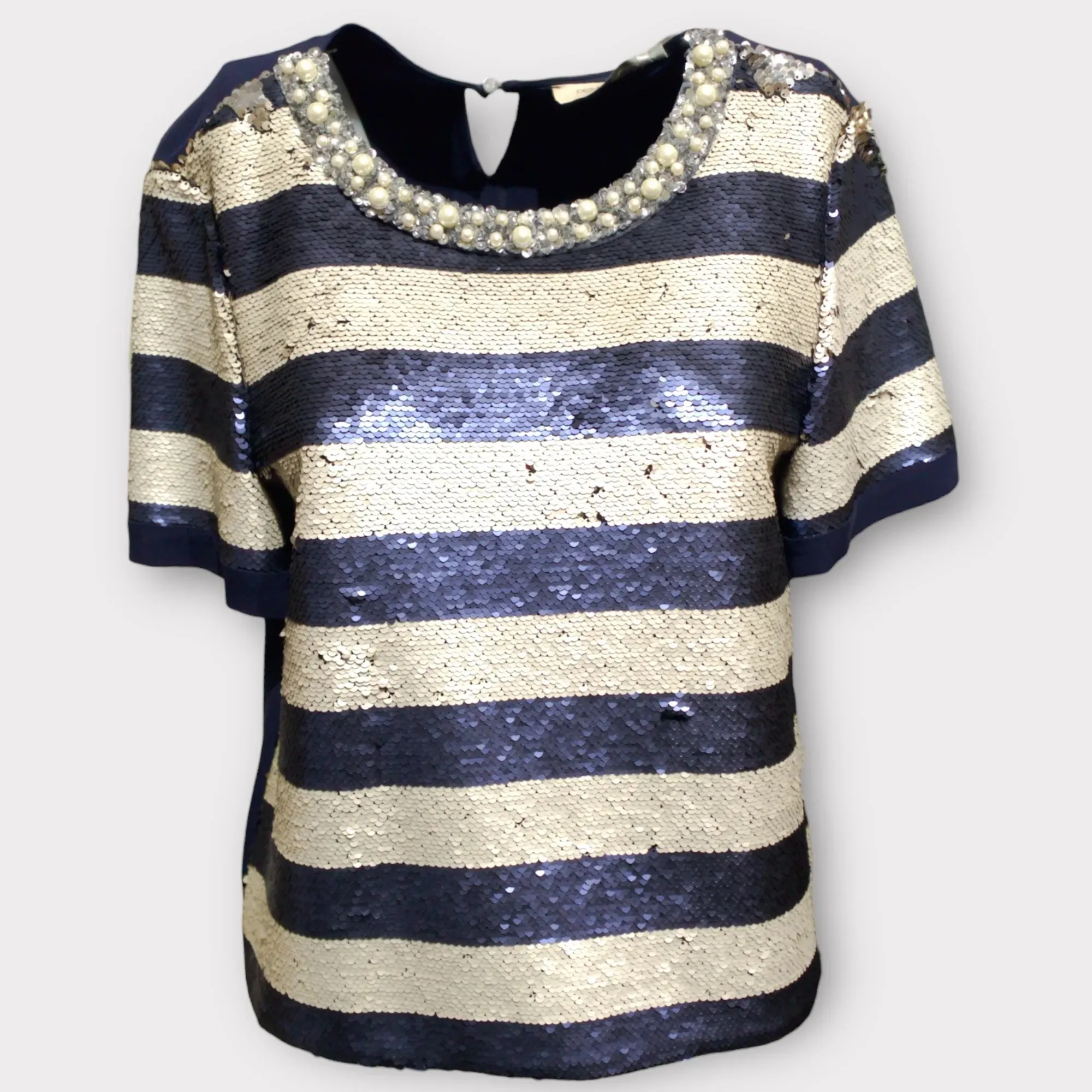 Pennyblack – Blusa con paillettes in jersey